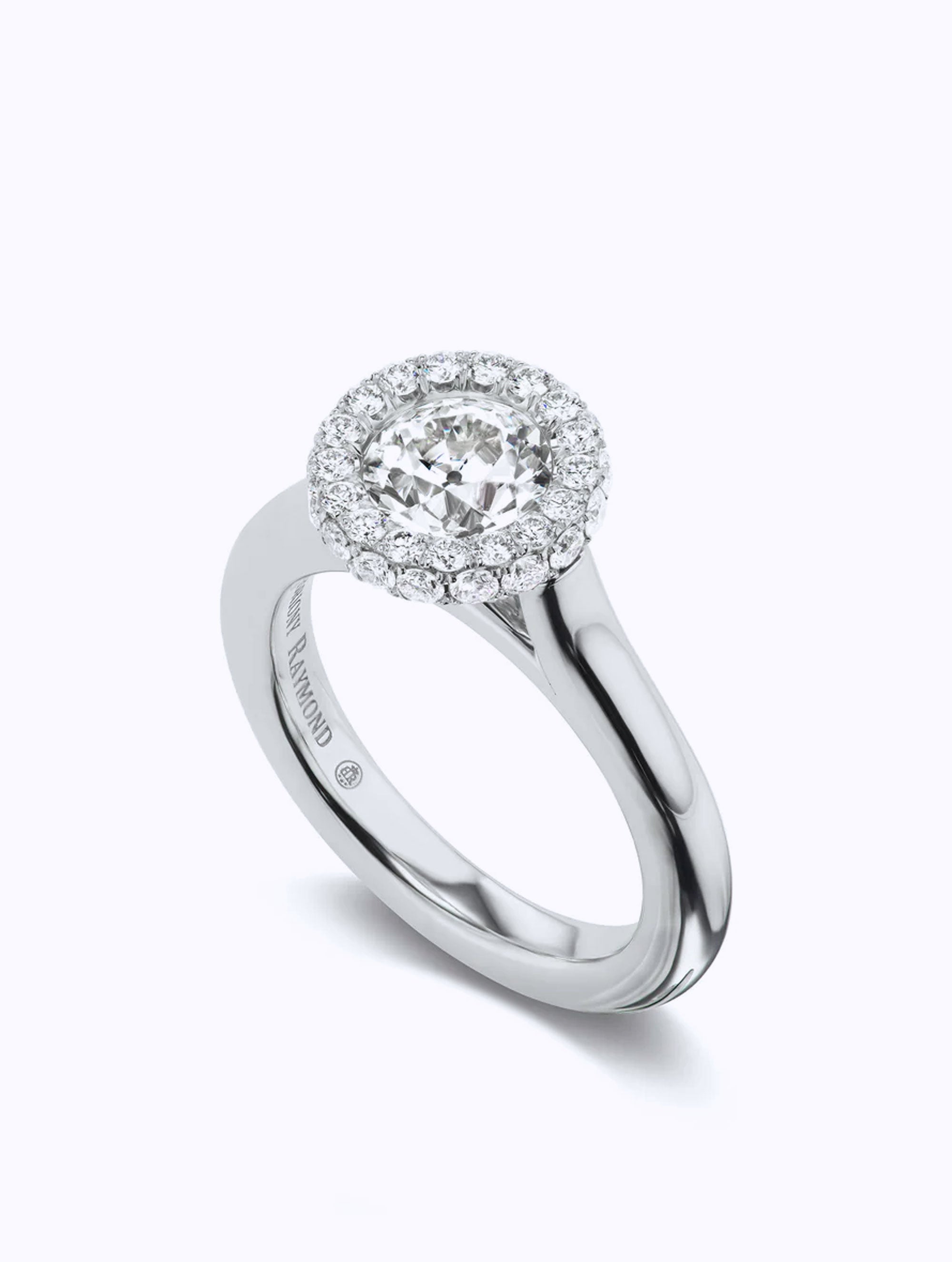 Diamond Halo Sloan Ring