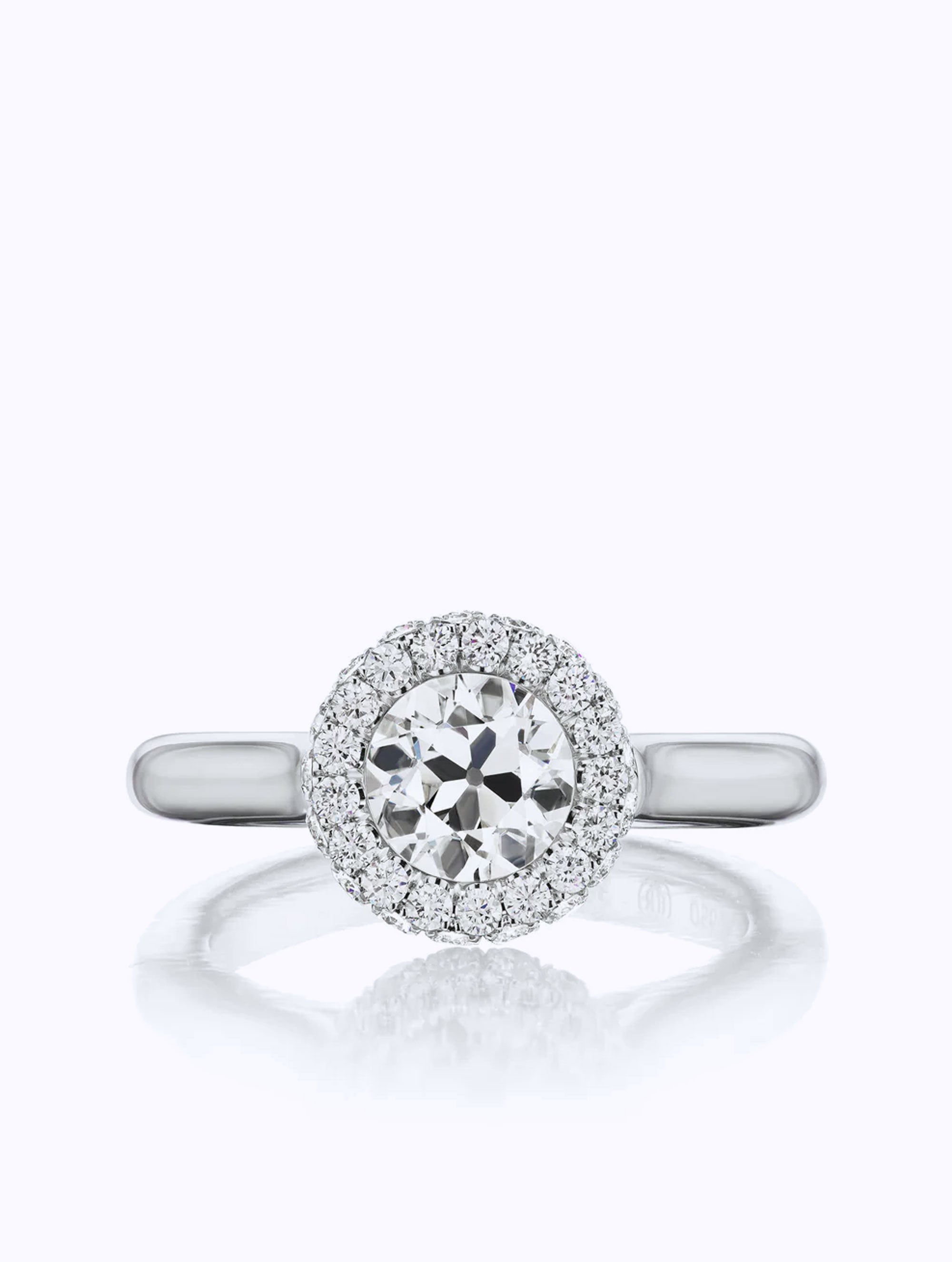 Diamond Halo Sloan Ring