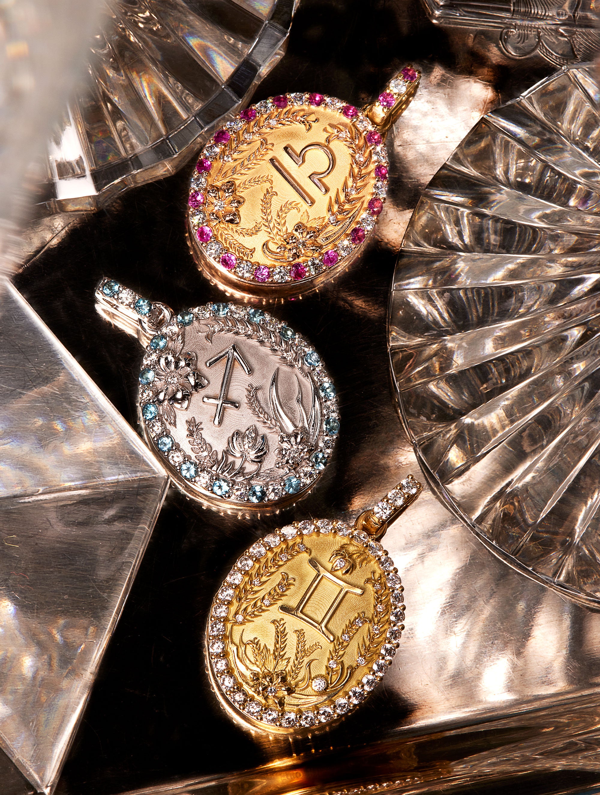 Diamond Zodiac Memoir Locket