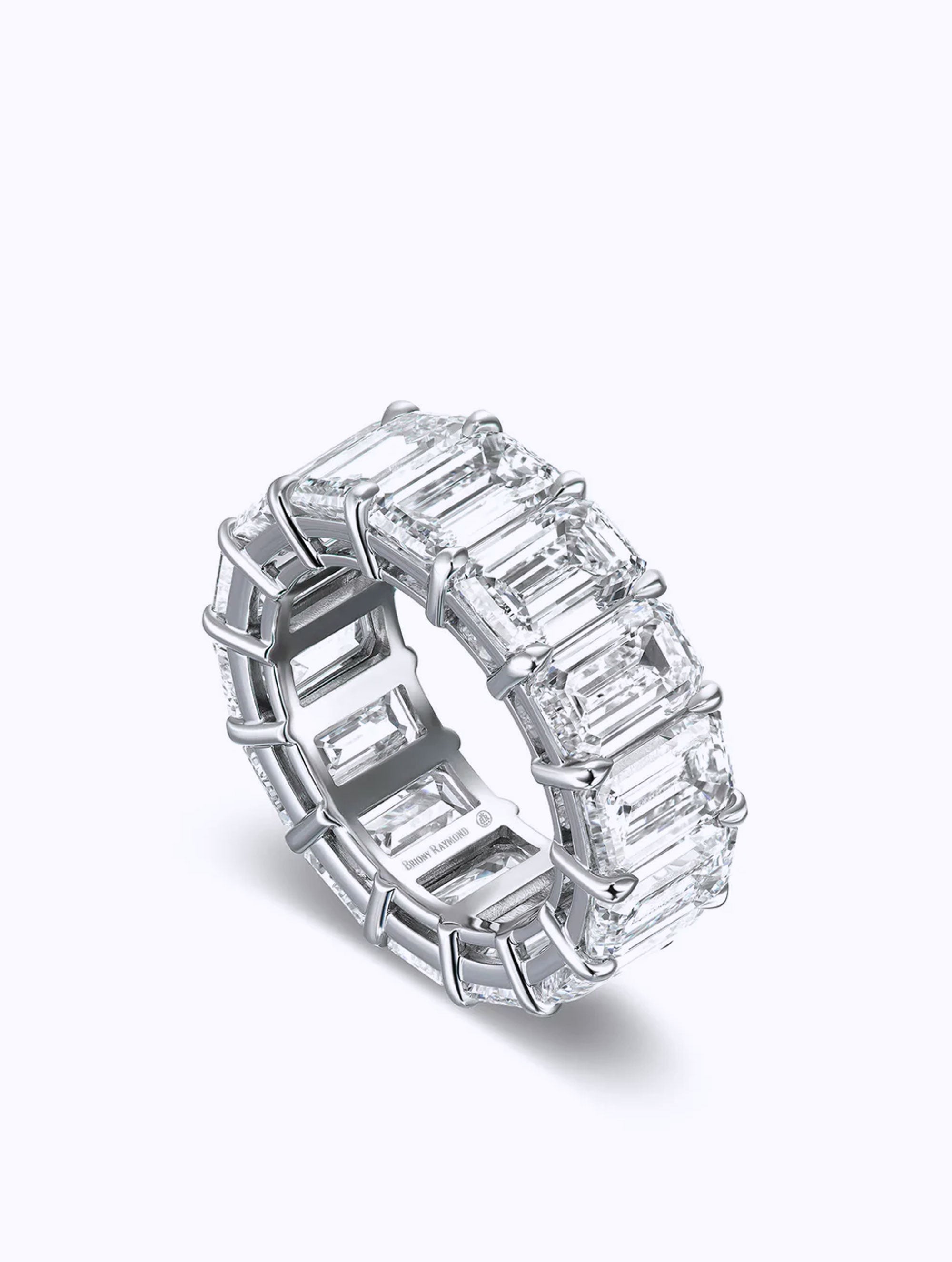 Emerald Cut Diamond Eternity Ring