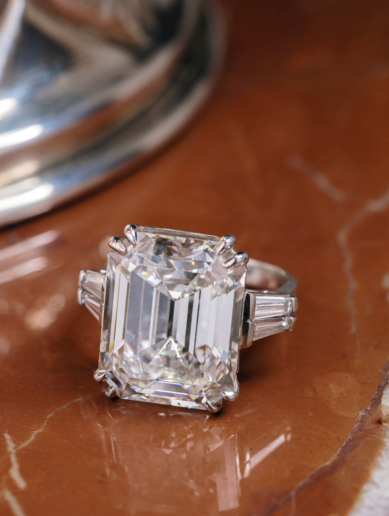 Emerald Cut Diamond Ring