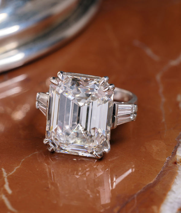 Emerald Cut Diamond Ring