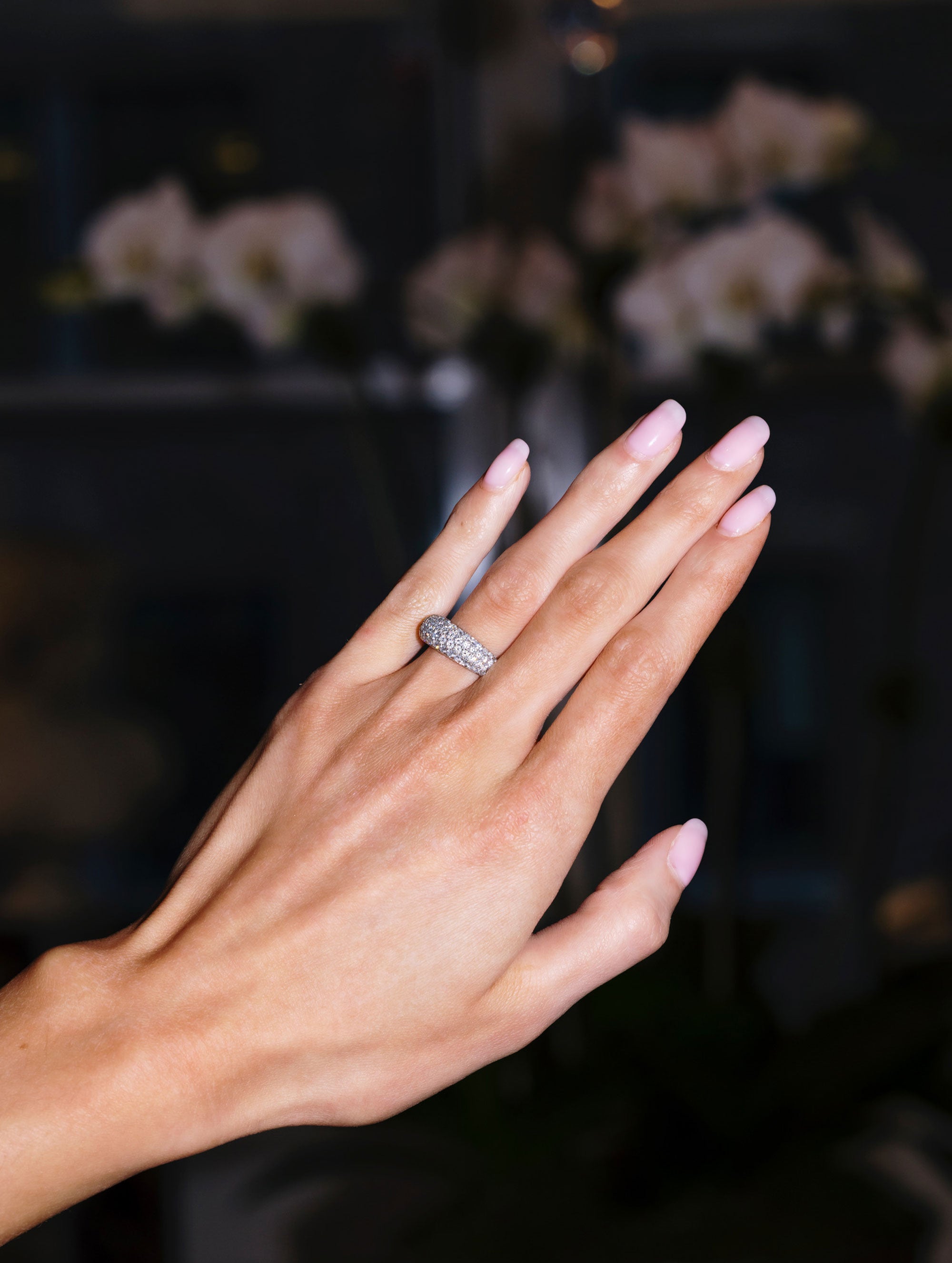 Étoile Diamond Bombé Ring