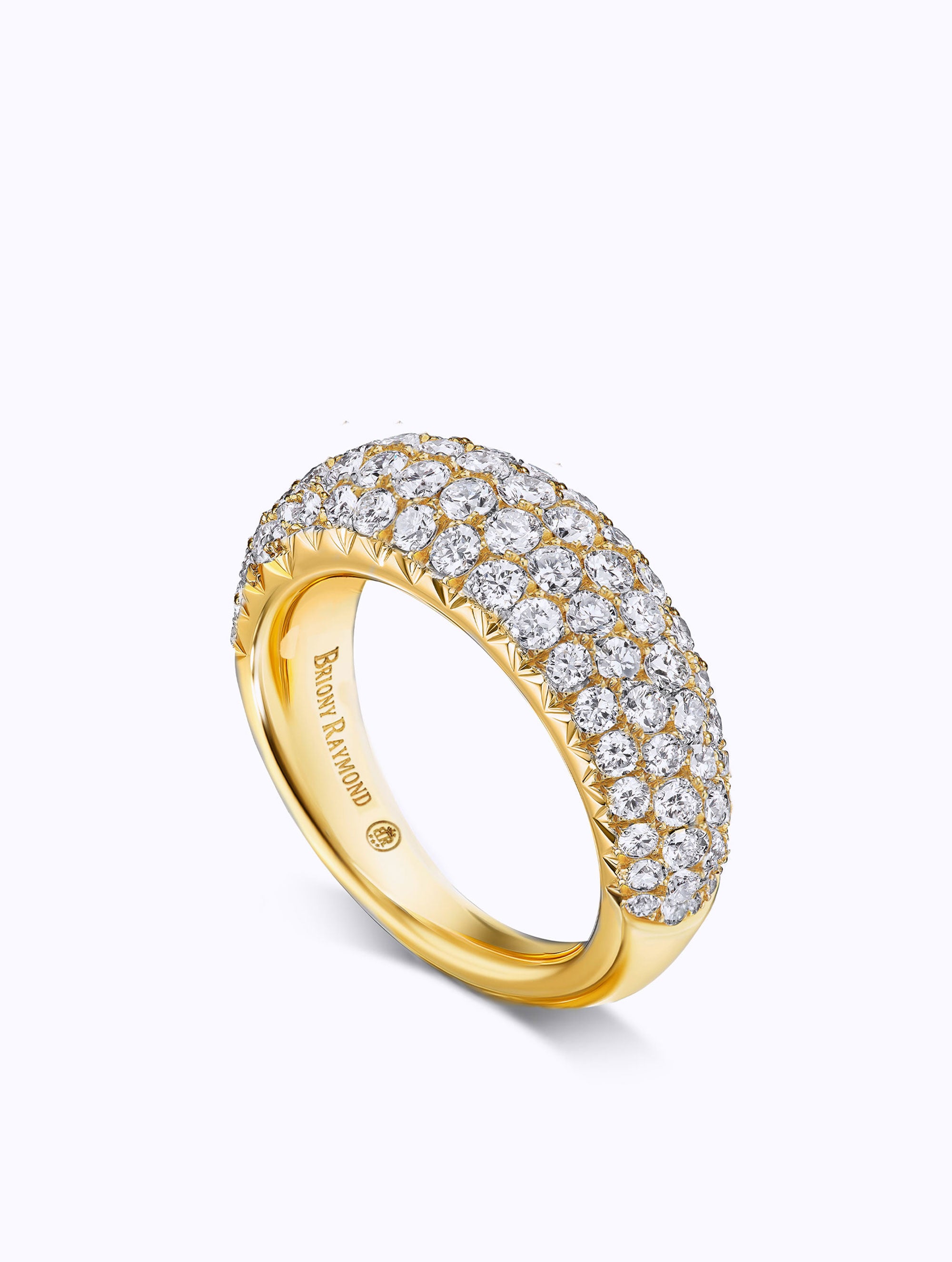 Étoile Diamond Bombé Ring