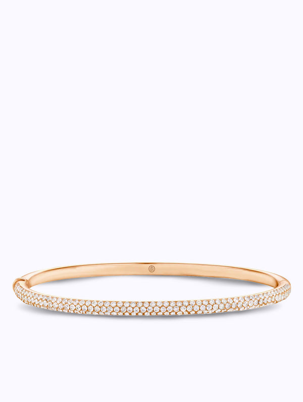 ÉTOILE THREE ROW DIAMOND BANGLE