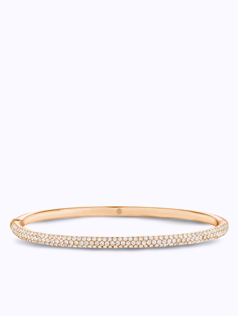 ÉTOILE THREE ROW DIAMOND BANGLE
