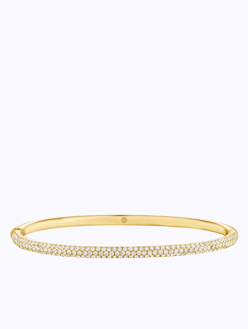 ÉTOILE THREE ROW DIAMOND BANGLE