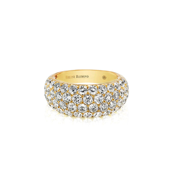 Classic Étoile Bombé Diamond Pinky Ring