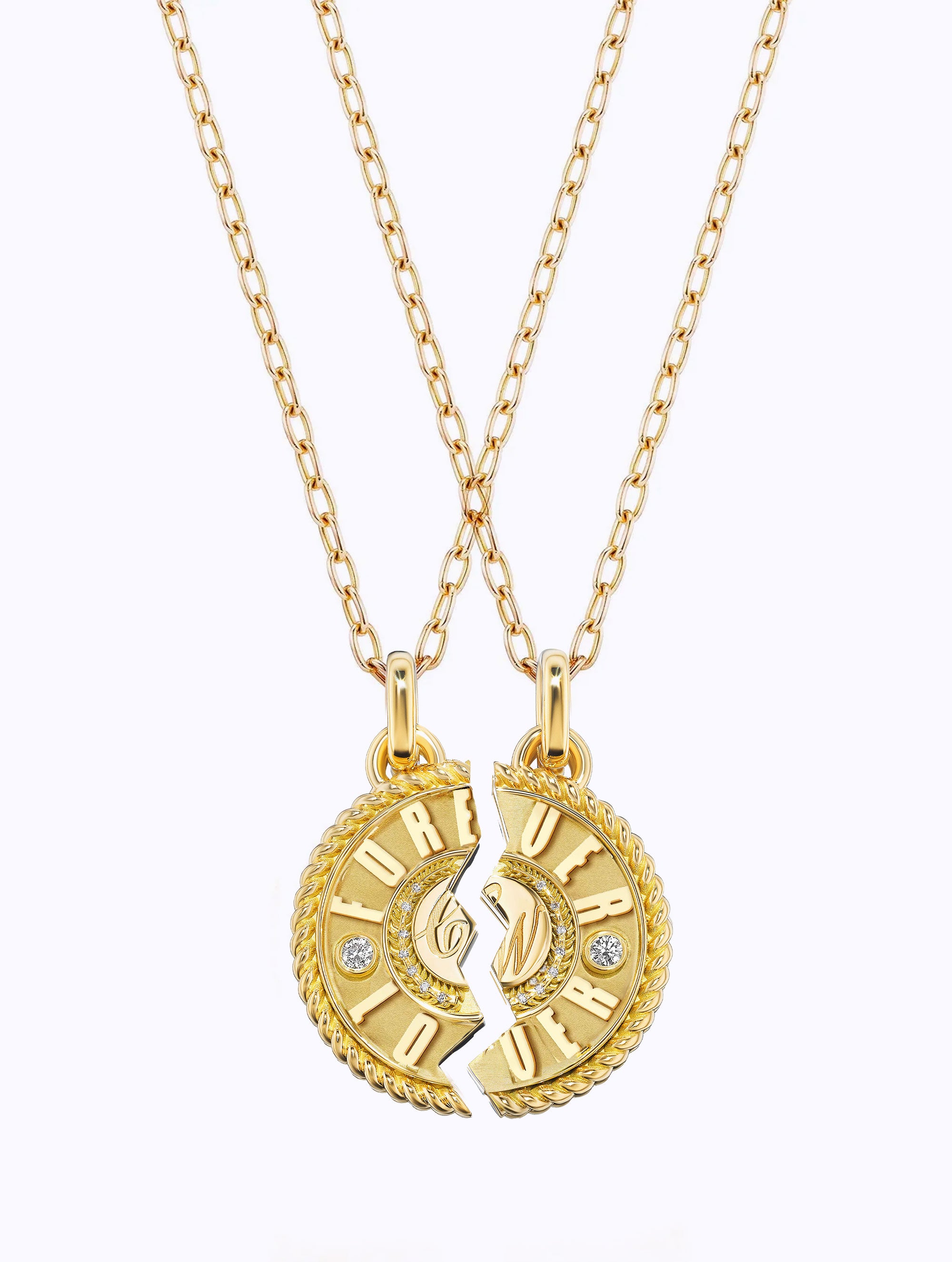 'FOREVER LOVER' DUET MEDALLION SET