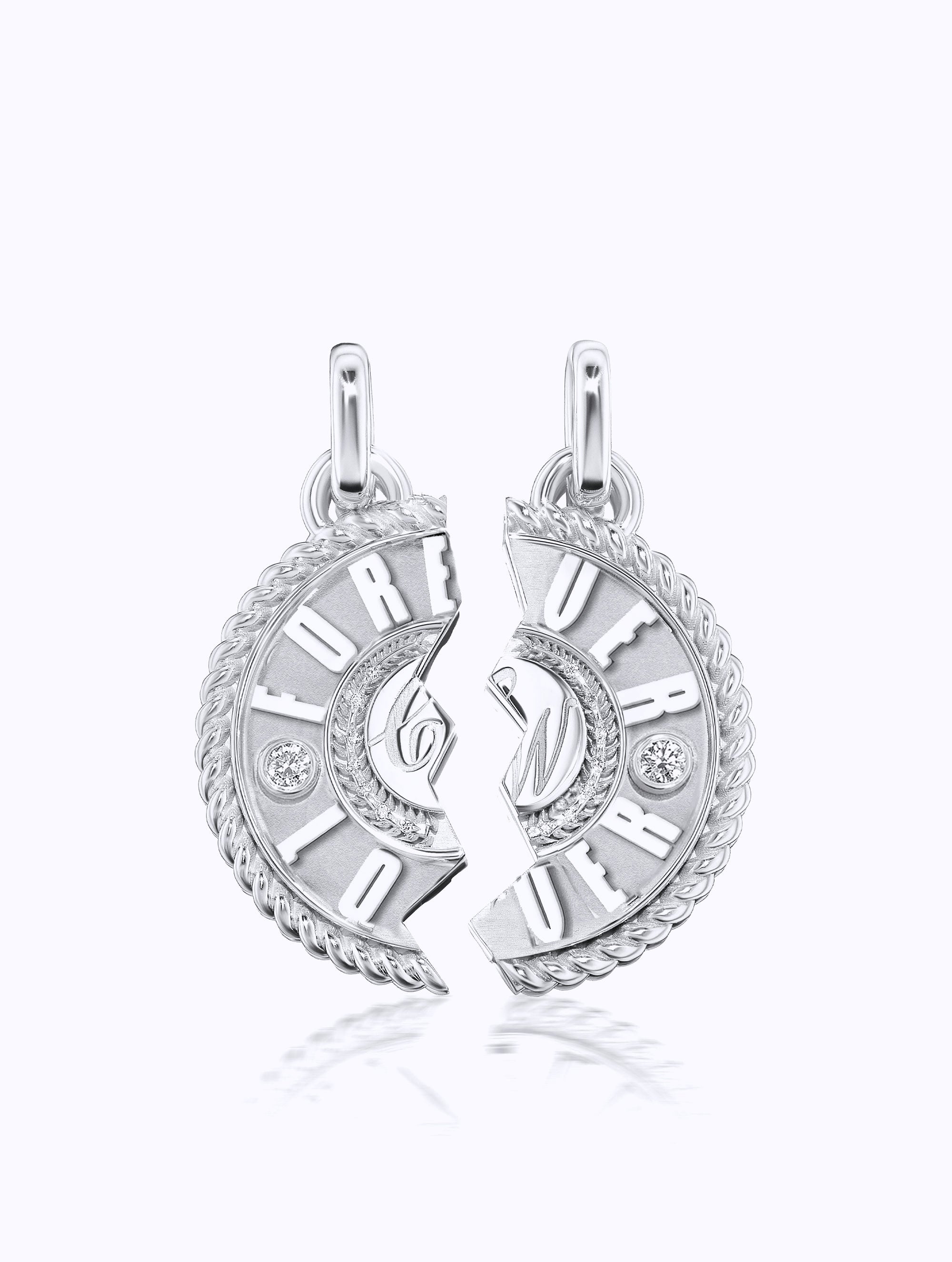 'FOREVER LOVER' DUET MEDALLION SET