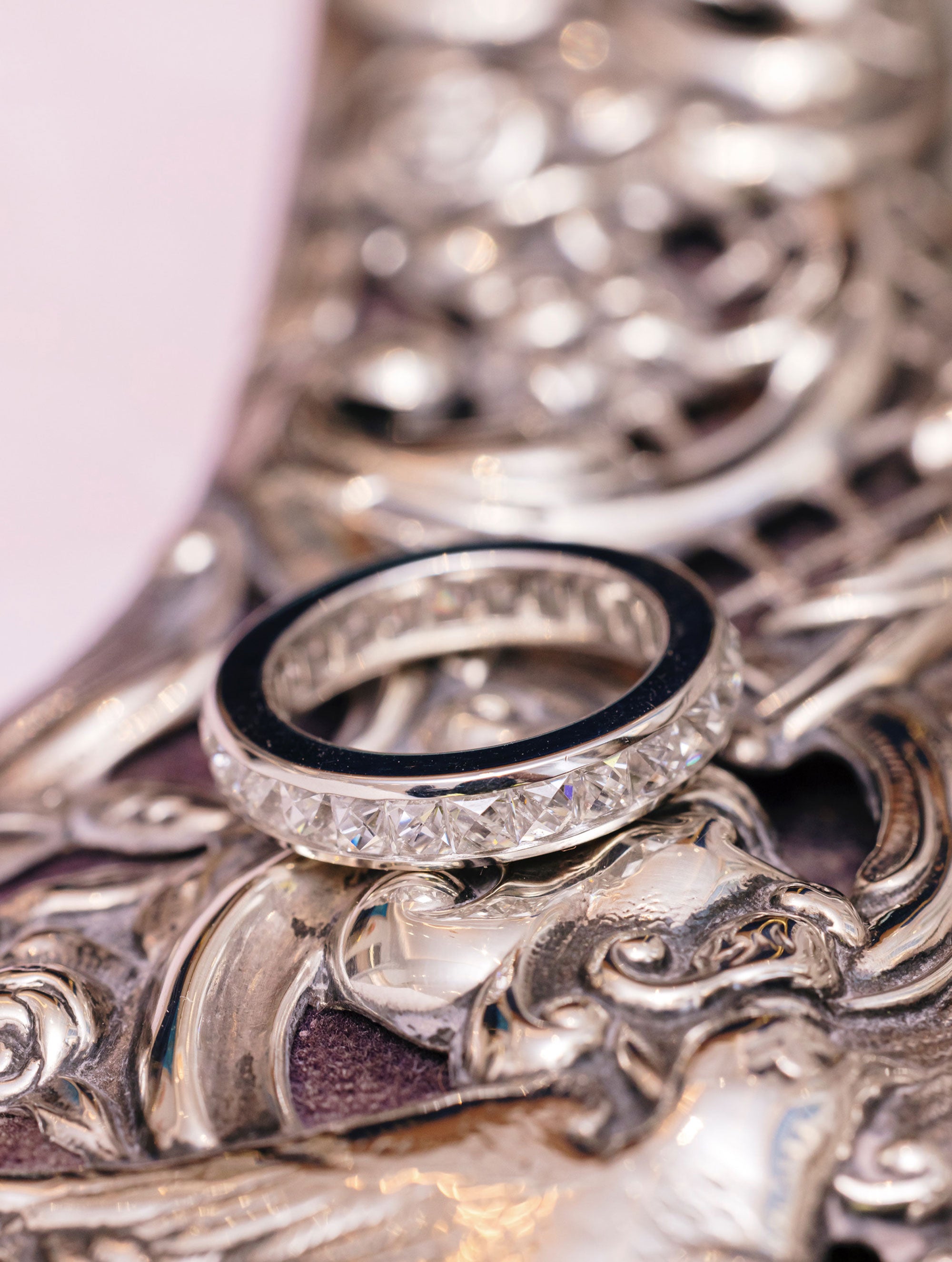 REGENT FRENCH CUT DIAMOND ETERNITY RING
