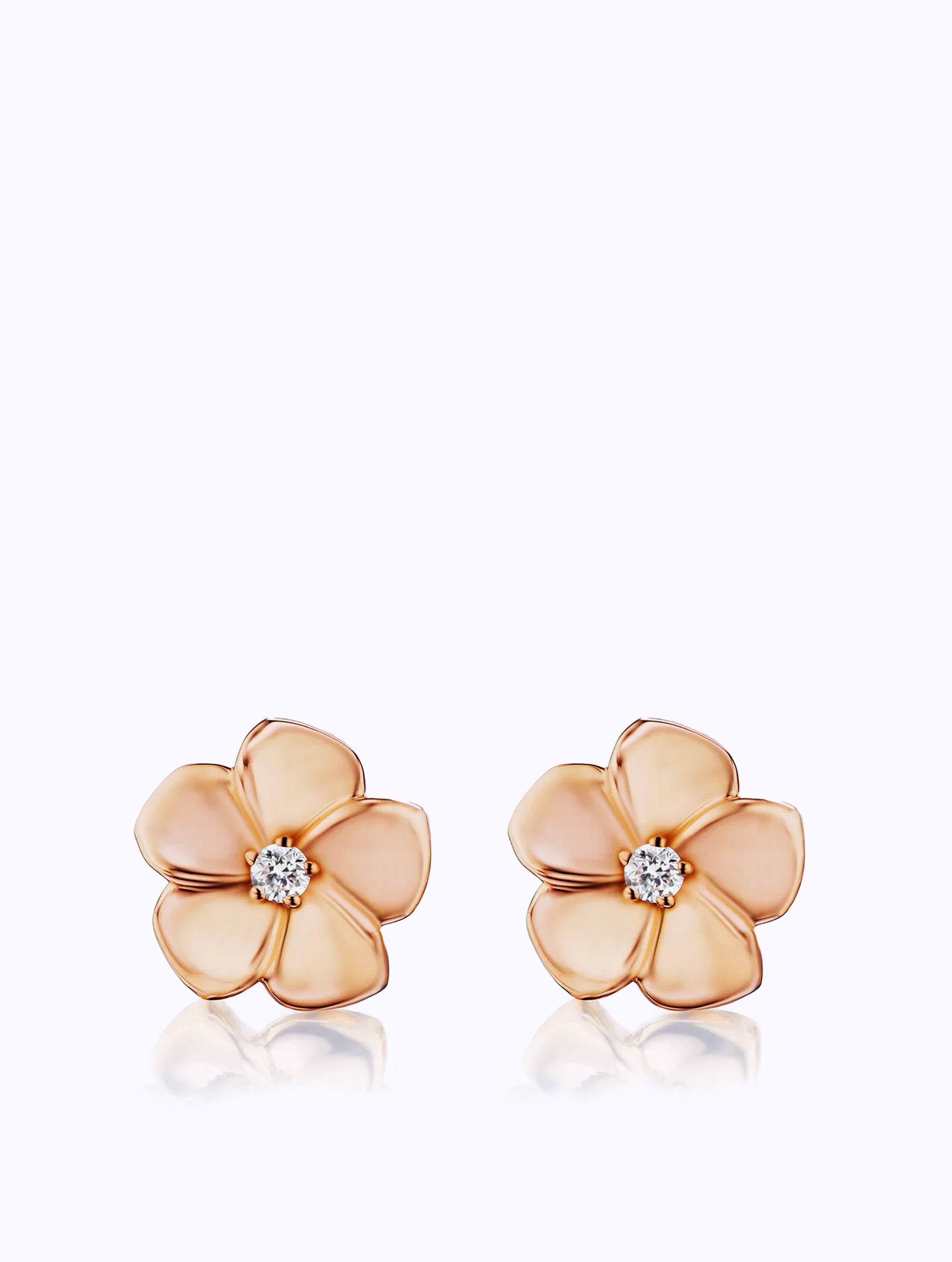 SMALL PLUMERIA EARRINGS
