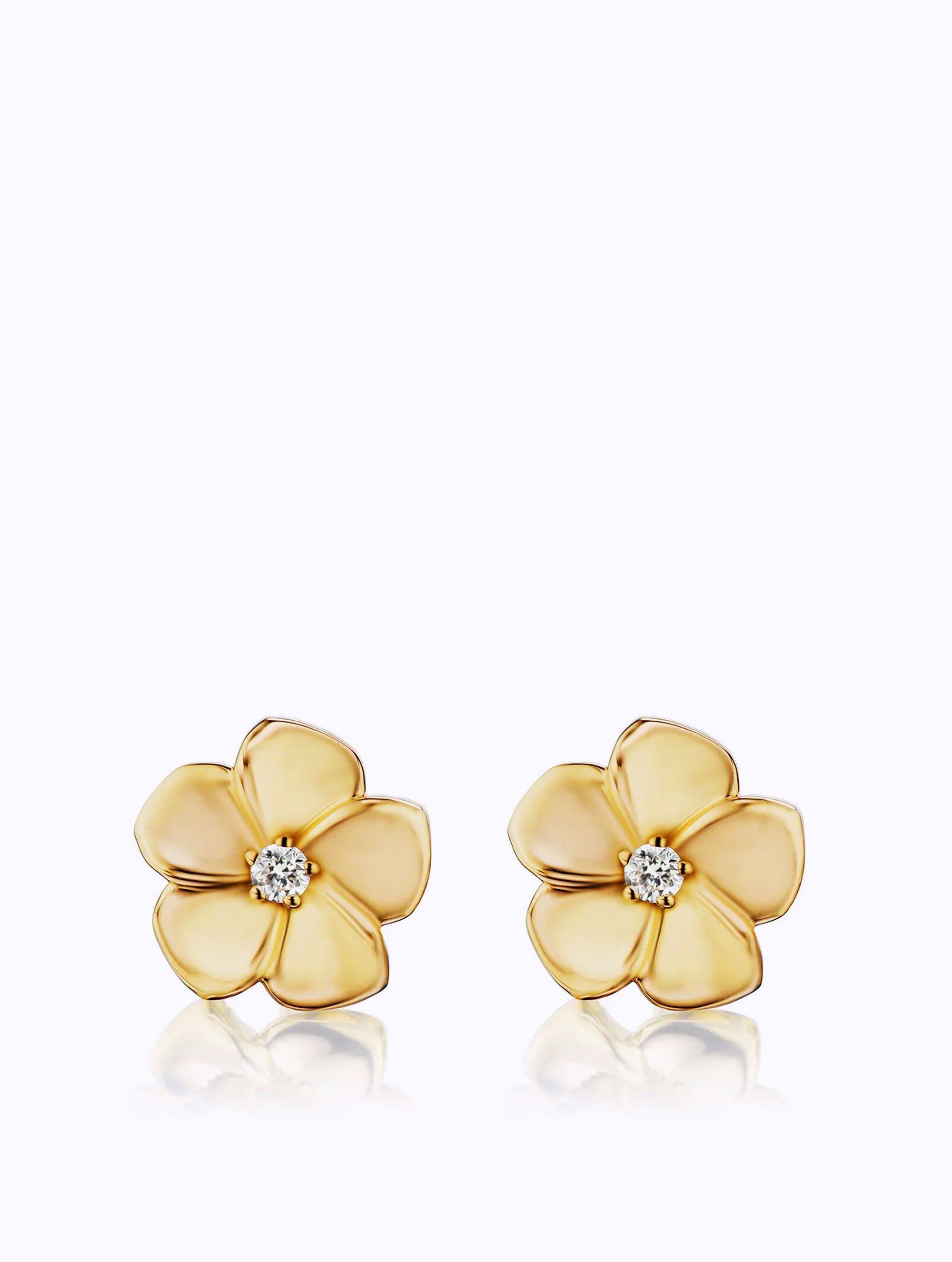 SMALL PLUMERIA EARRINGS