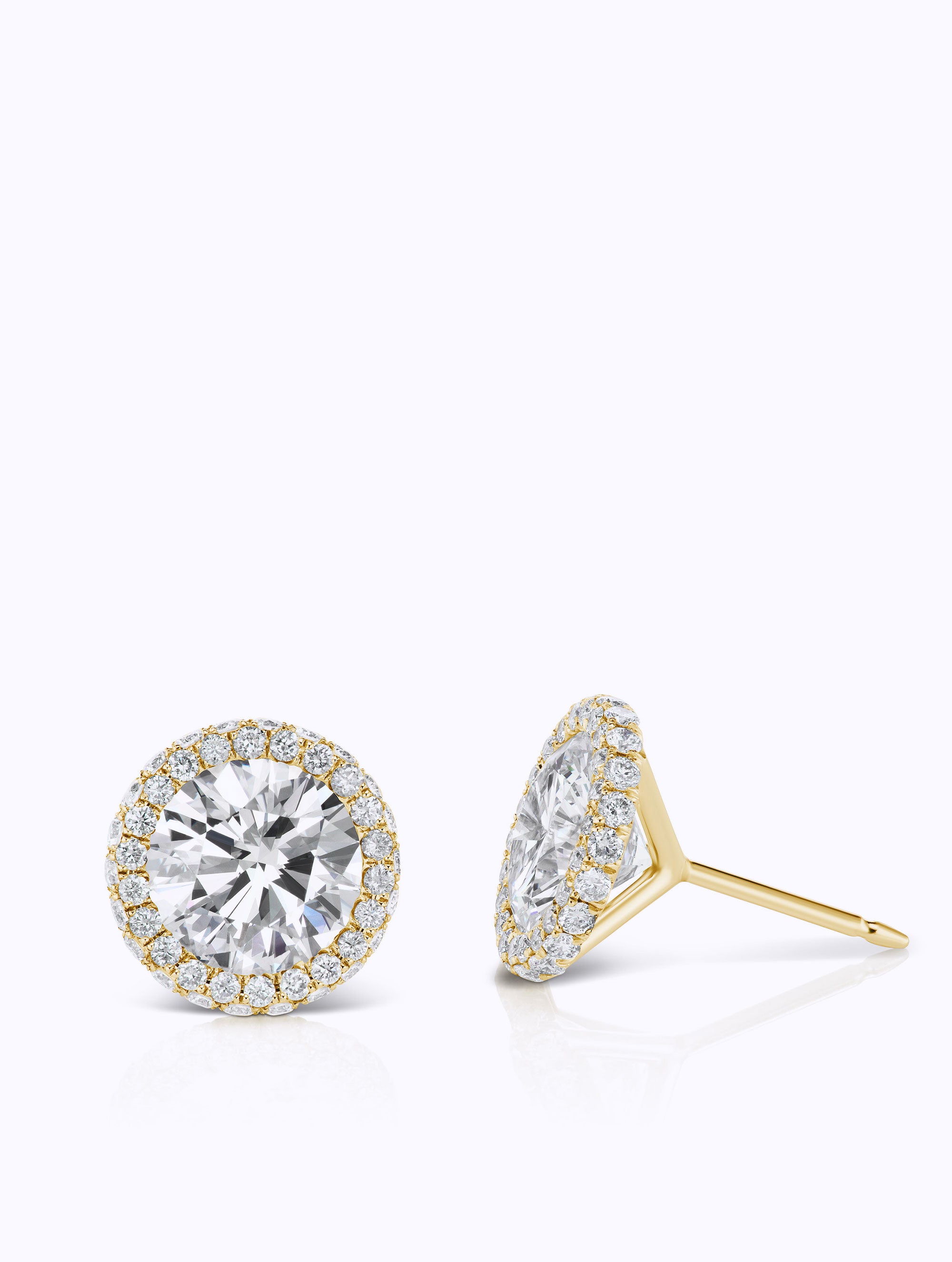 HALO DIAMOND EARRINGS