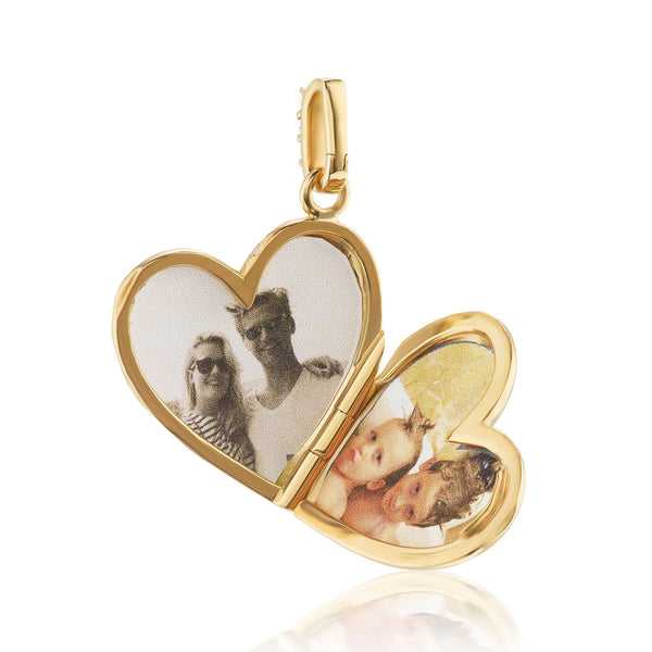 Sloan Jumbo Puffy Heart Locket