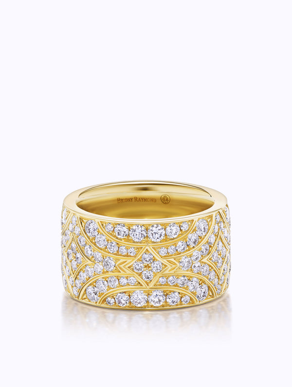 JUMBO ATHENA DIAMOND CIGAR BAND