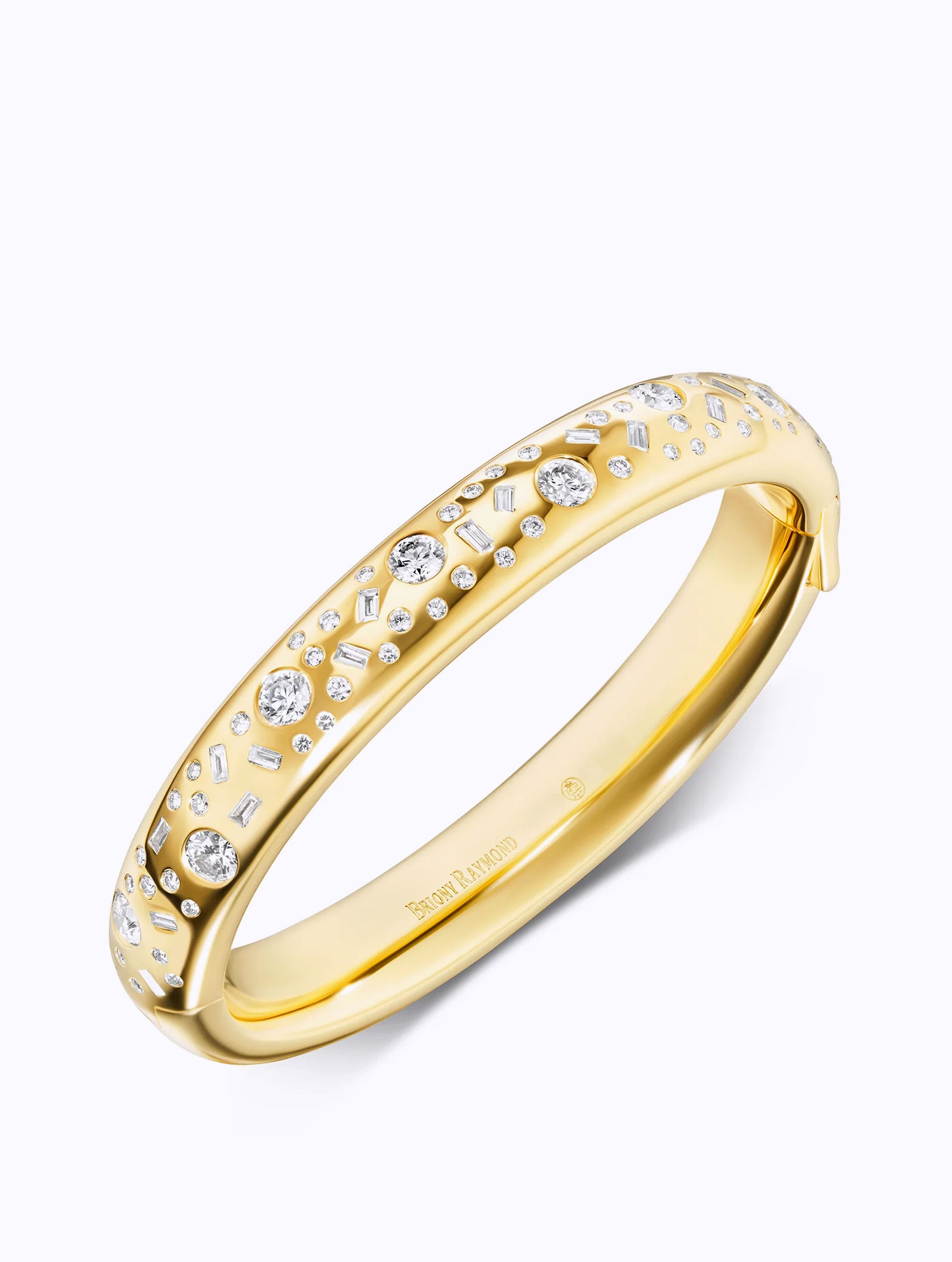 JUMBO SLOAN SCATTER DIAMOND BANGLE