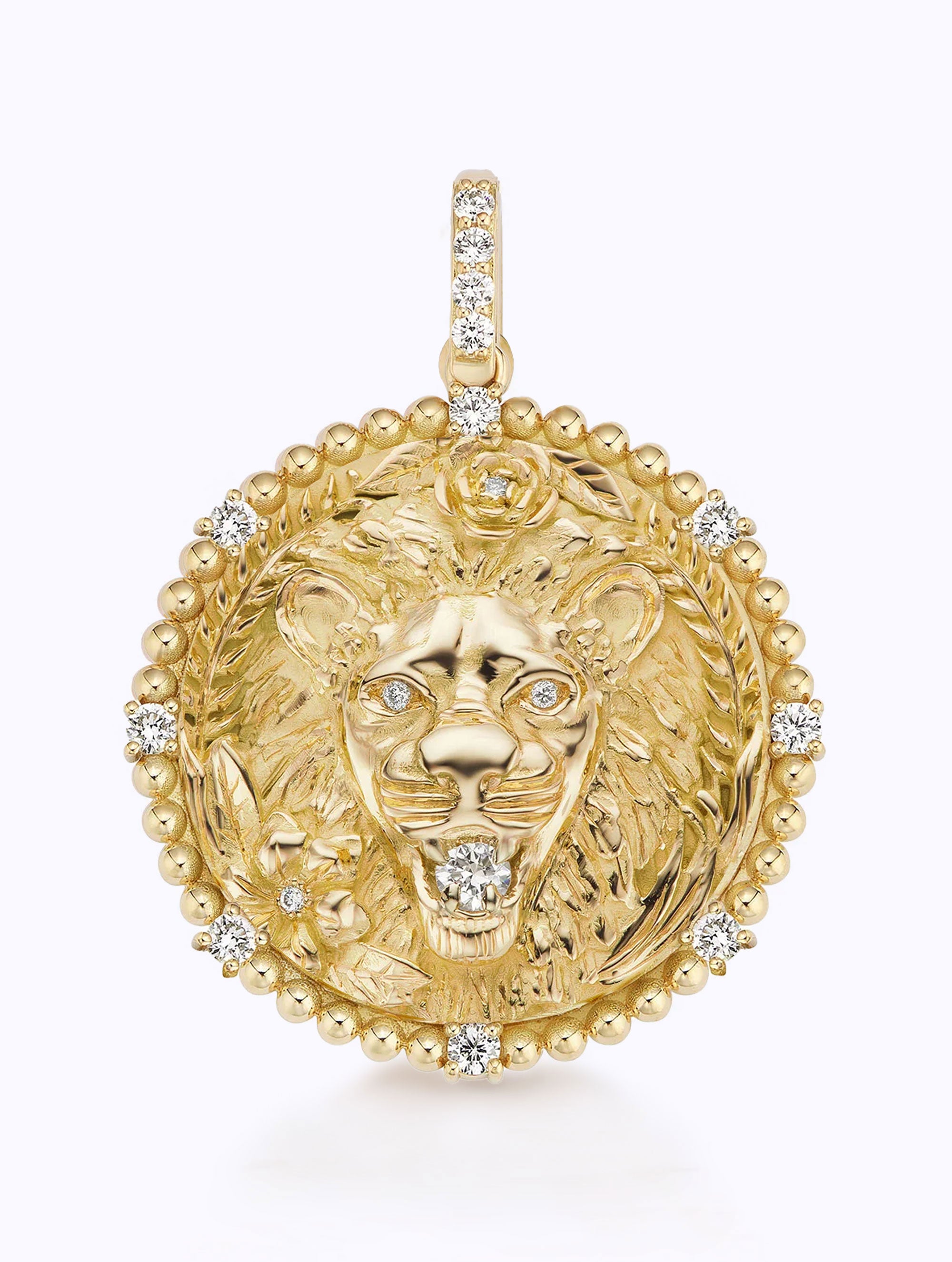 8 DIAMOND ZODIAC MEDALLION