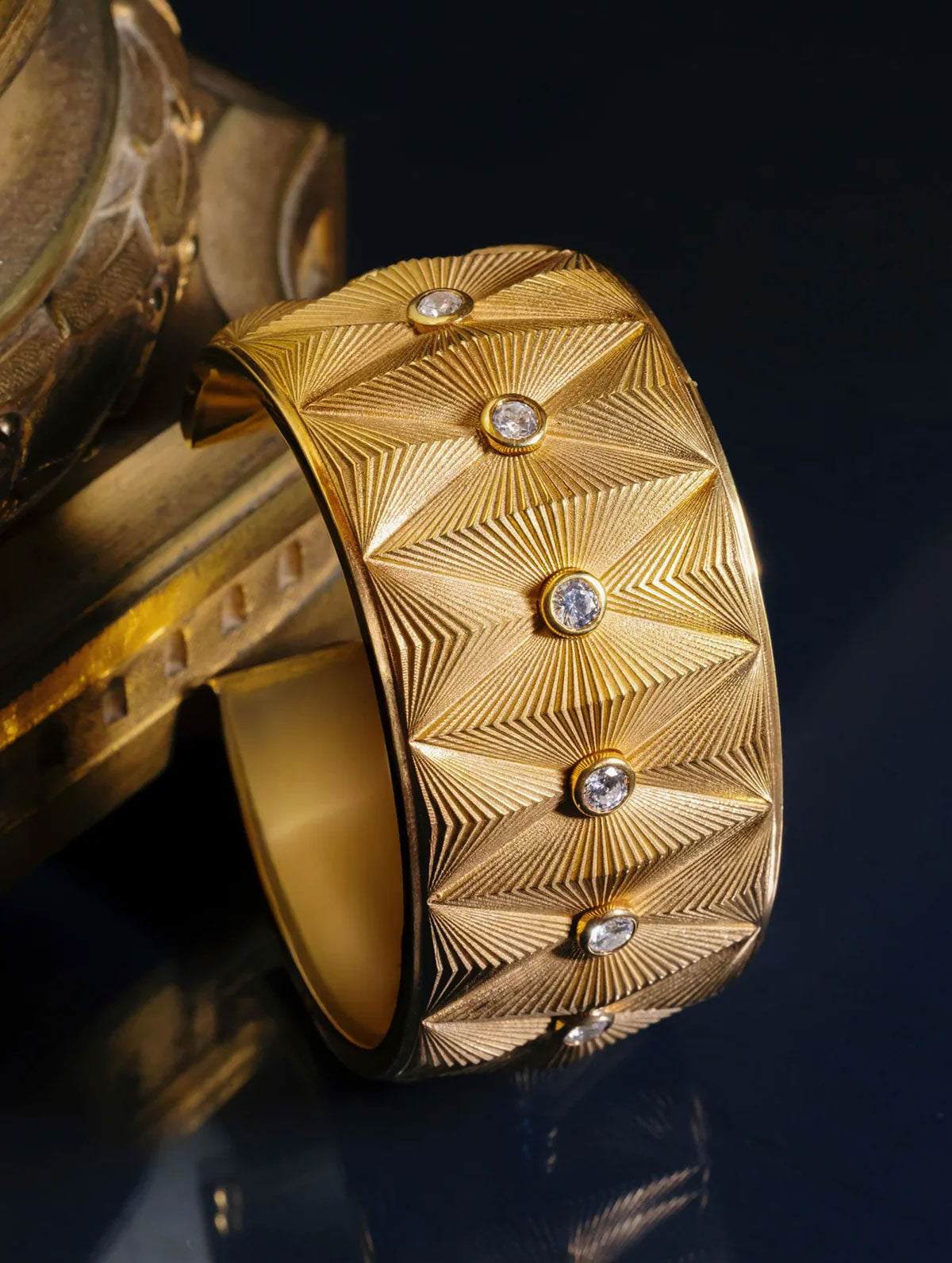 Jumbo Aurora Diamond Cuff