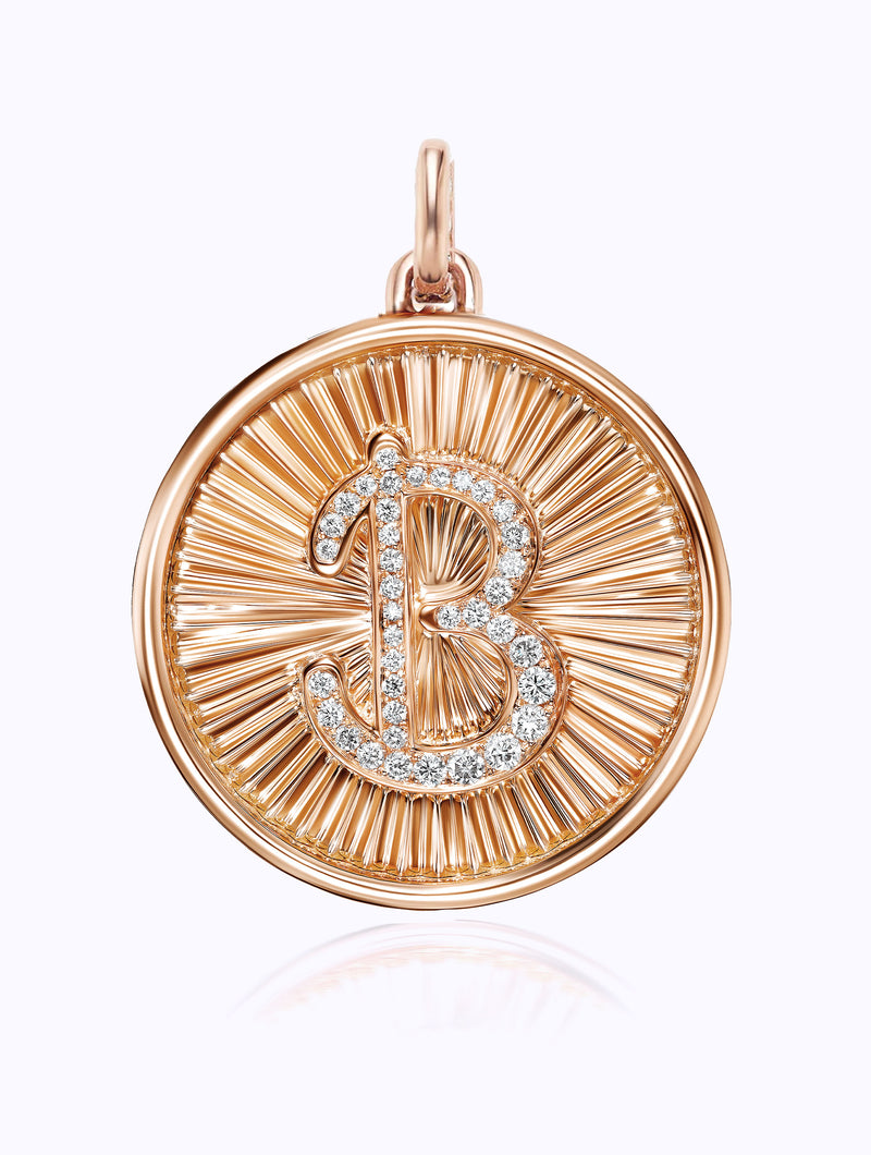 Classic Aurora Initial Medallion