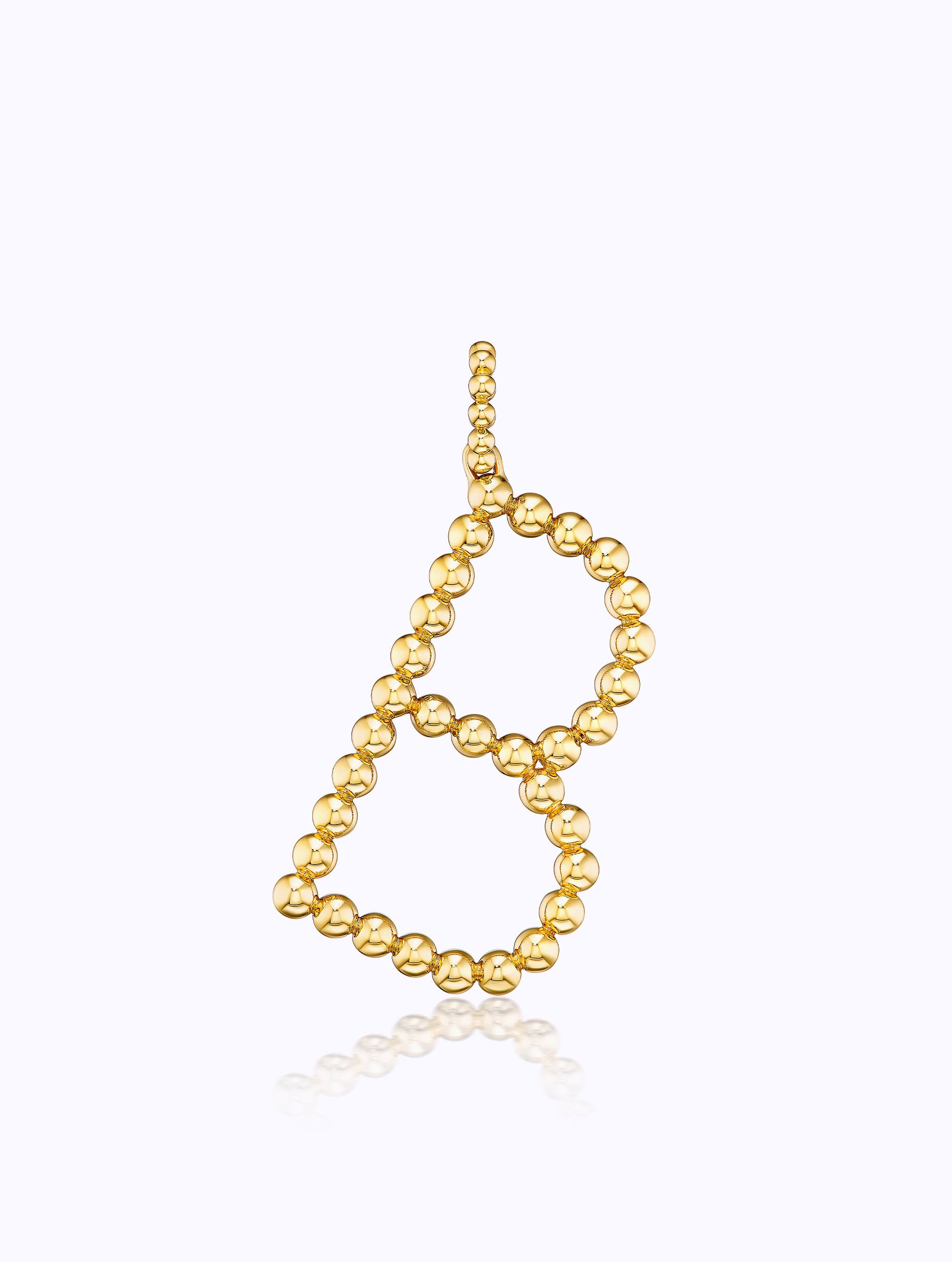 JUMBO CONFETTI LETTER PENDANT