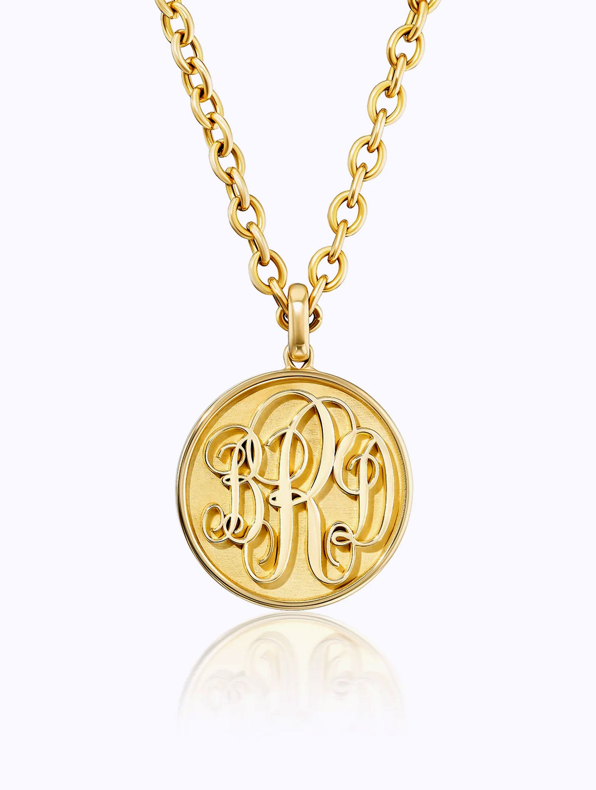 JUMBO MEMOIR MONOGRAM MEDALLION
