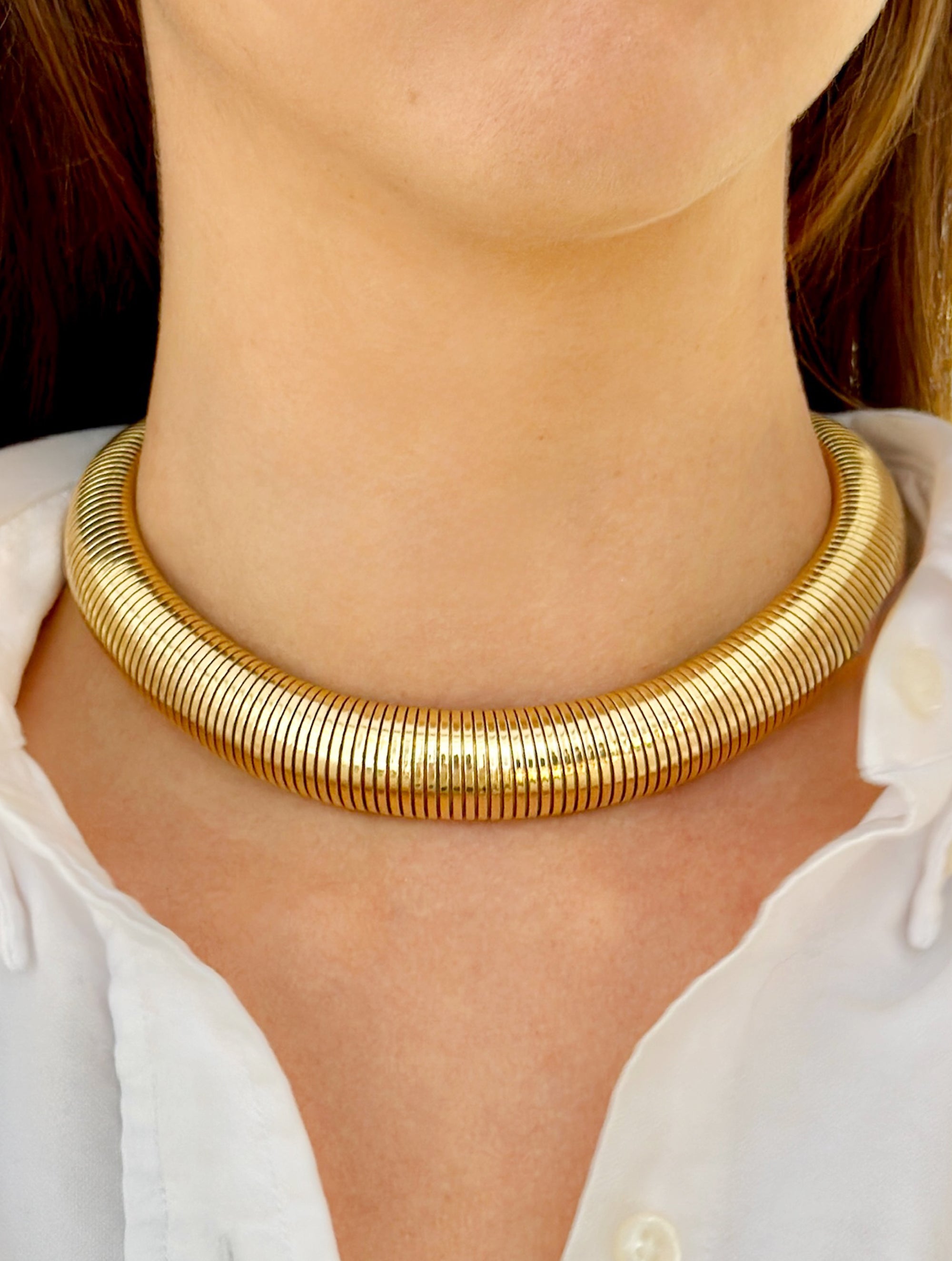 Vintage Jumbo Tubogas Collar