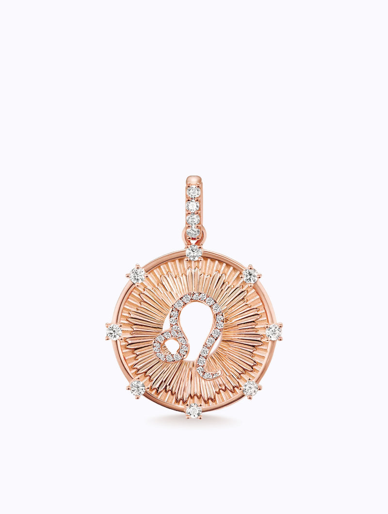 Aurora Diamond Zodiac Medallion