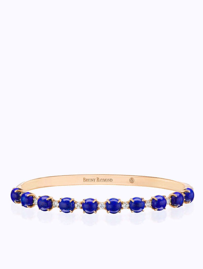 CONFETTI LAPIS & DIAMOND BANGLE