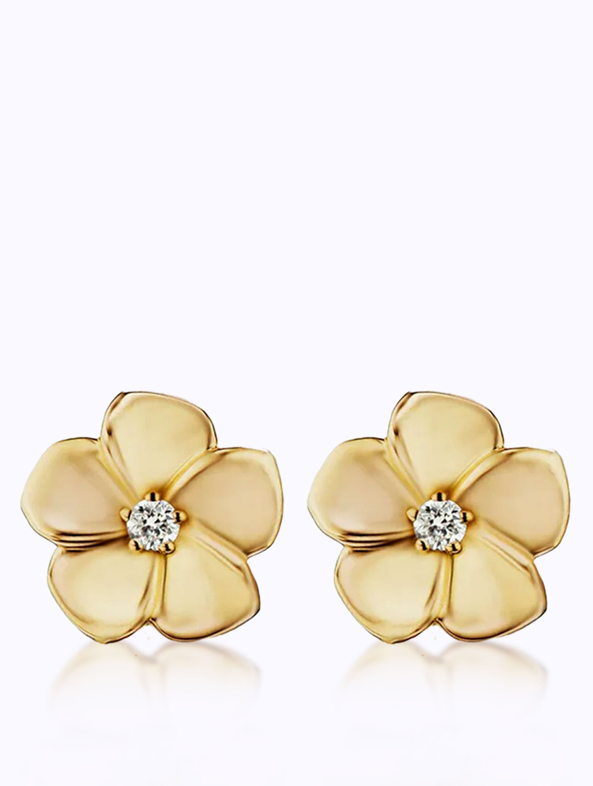 JUMBO PLUMERIA EARRINGS