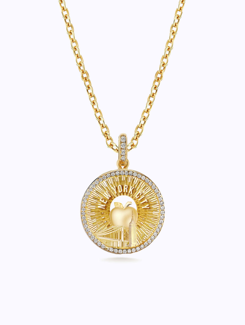 AURORA ALL DIAMOND NYC MEDALLION