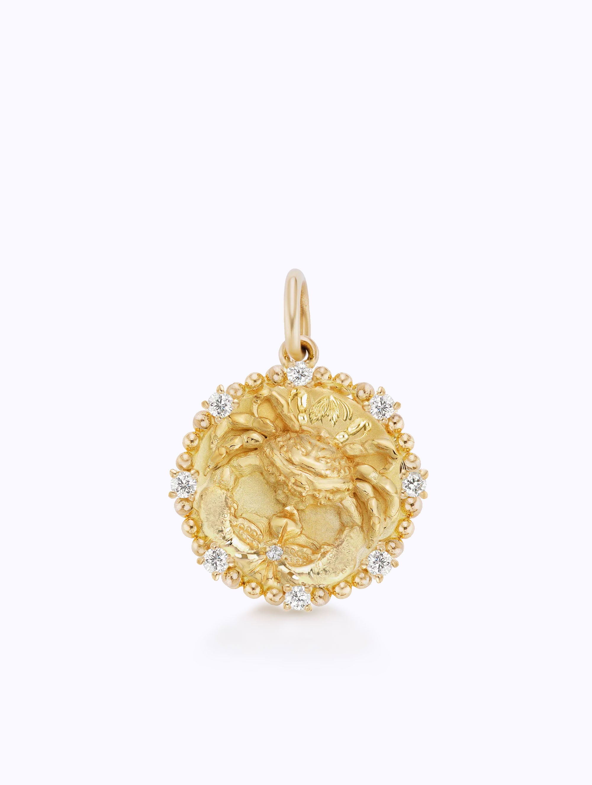 8 DIAMOND ZODIAC MEDALLION