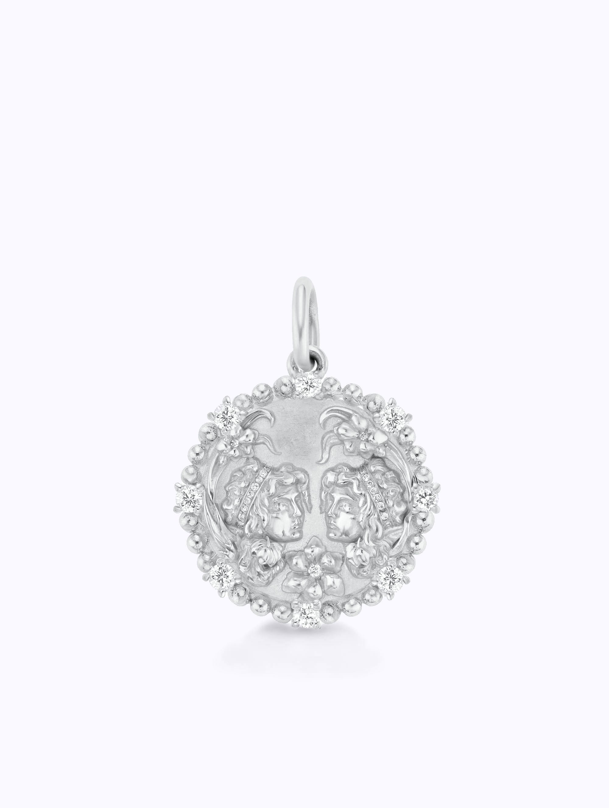 8 DIAMOND ZODIAC MEDALLION