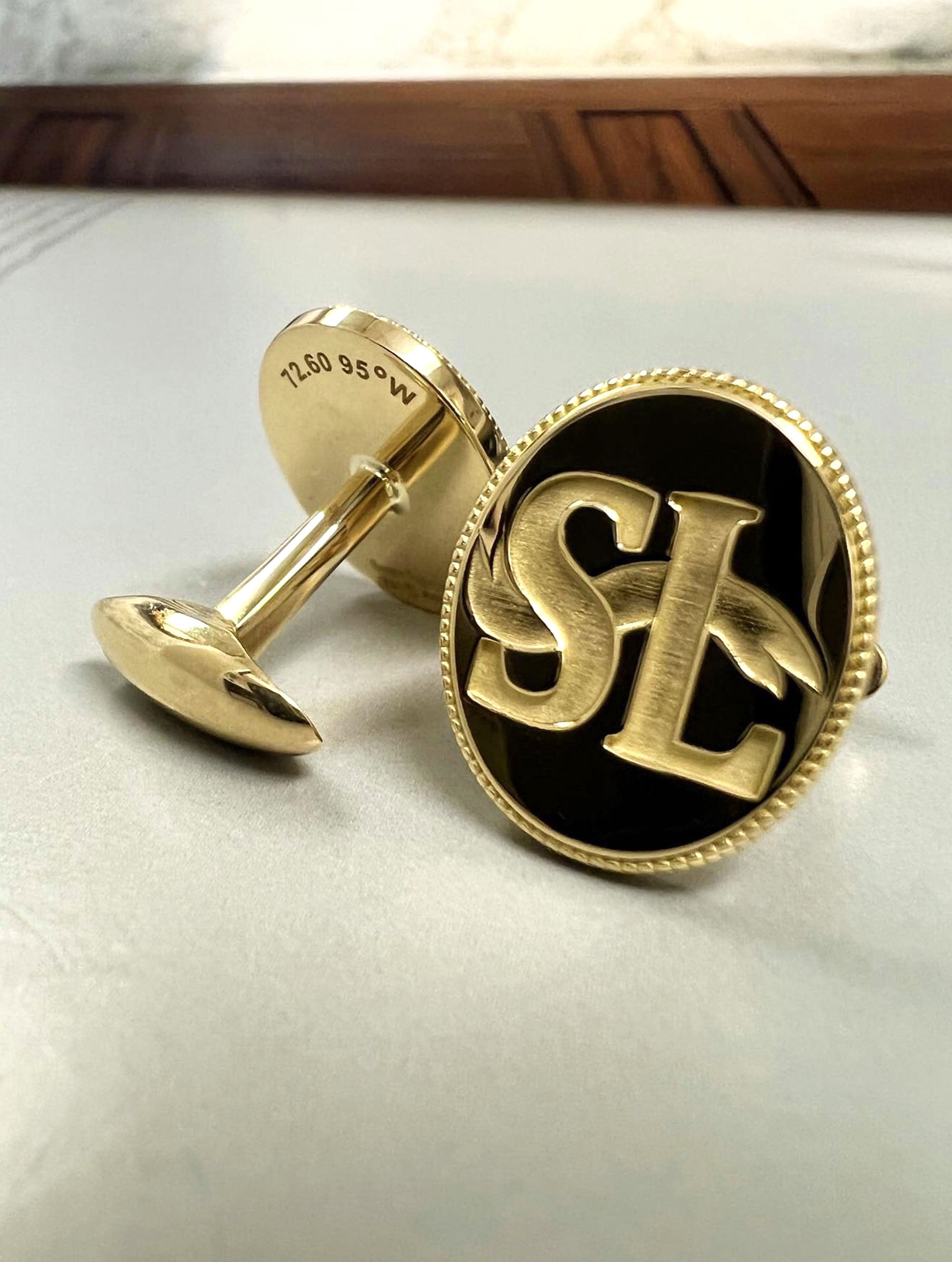 MEMOIR MONOGRAM CUFFLINKS