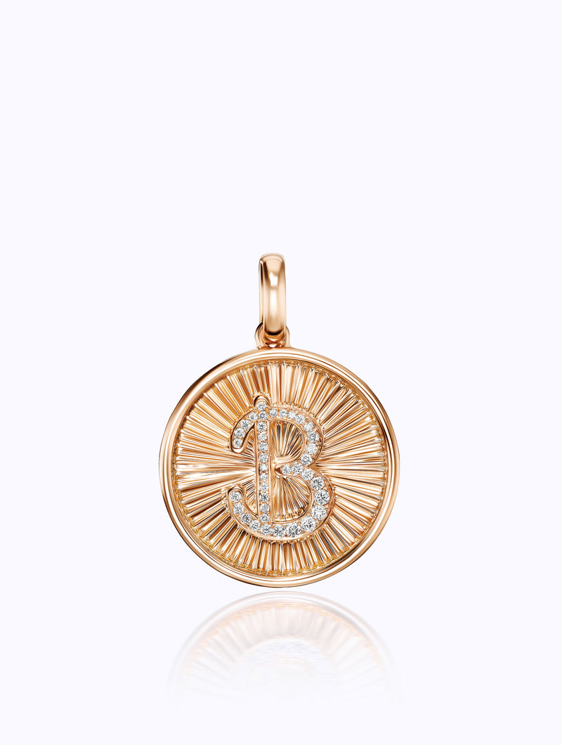 Classic Aurora Initial Medallion