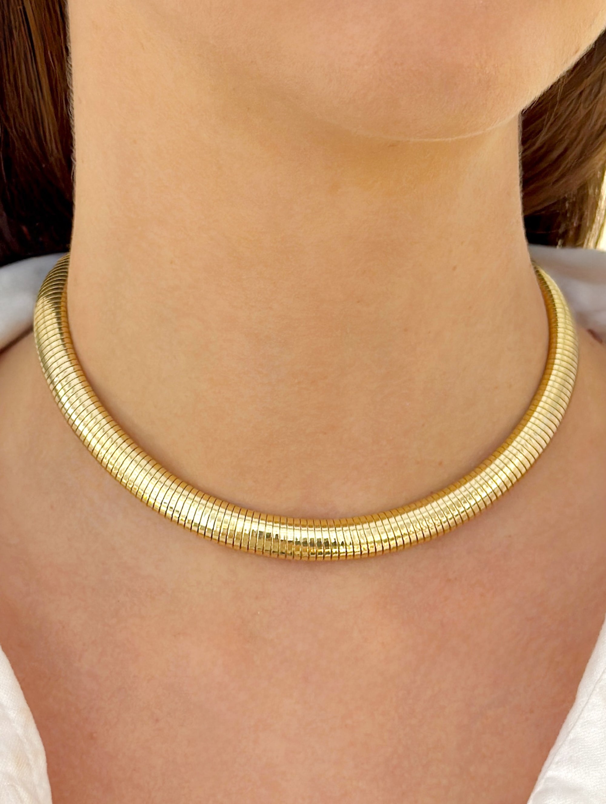 Vintage Slim Tubogas Necklace