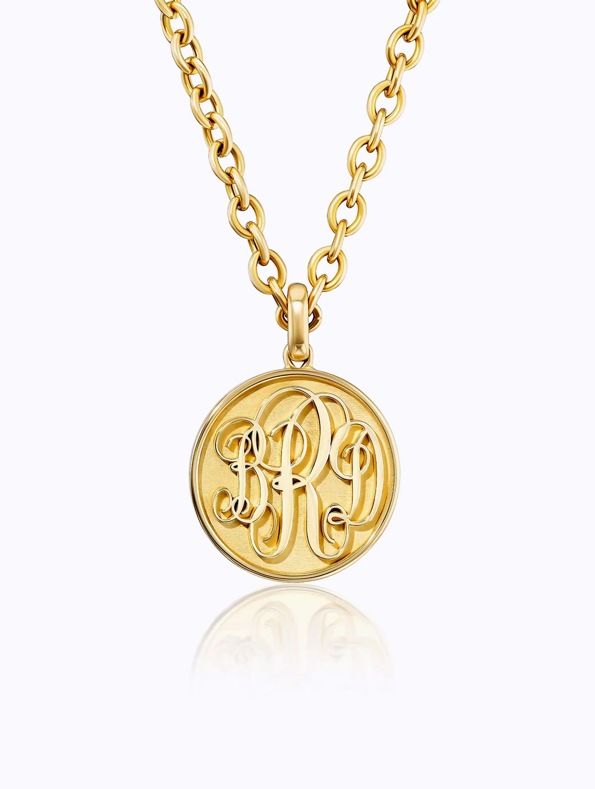 MEDIUM MEMOIR MONOGRAM MEDALLION