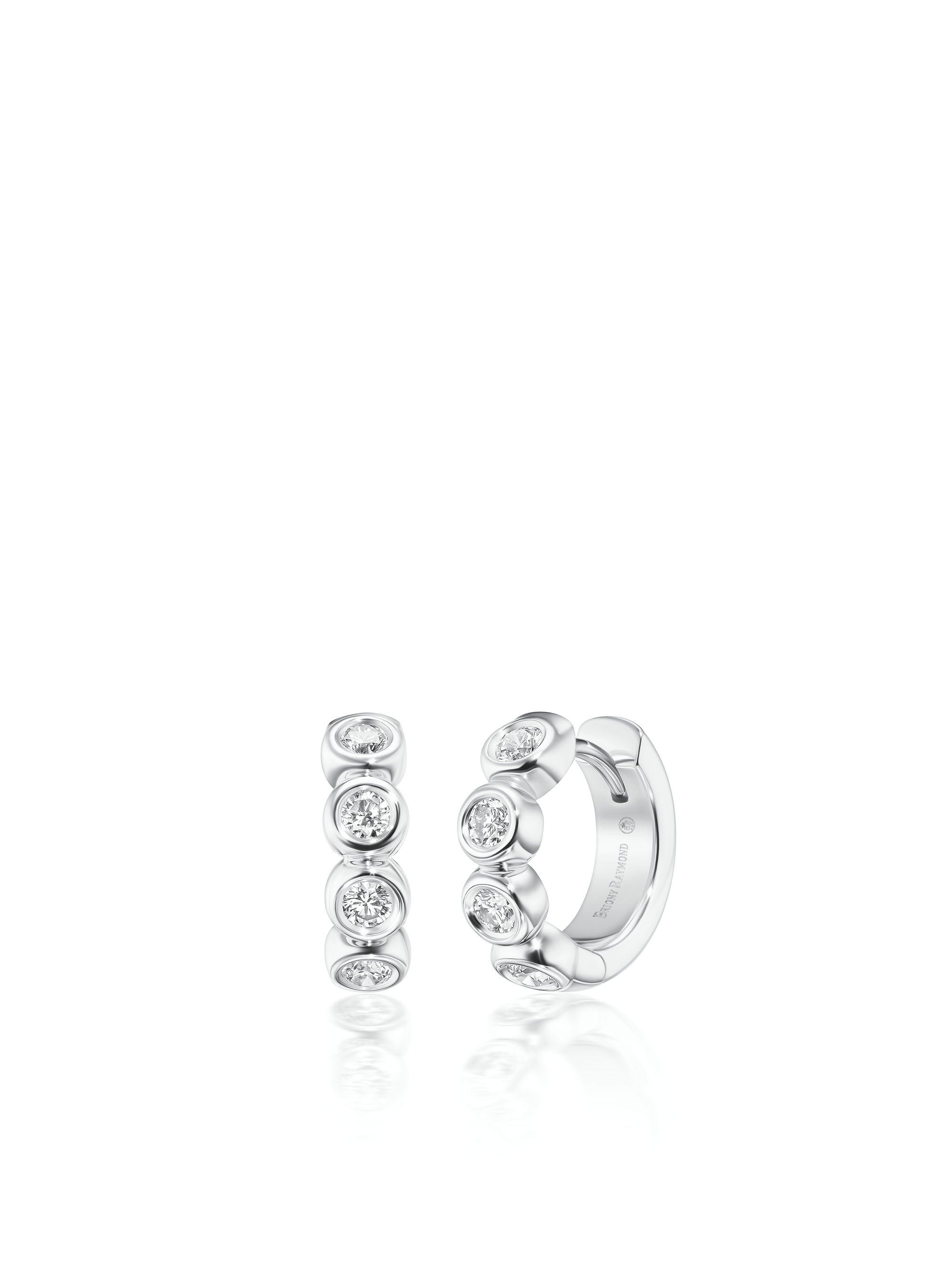 Mini Sloan Diamond Huggie Hoop Earrings