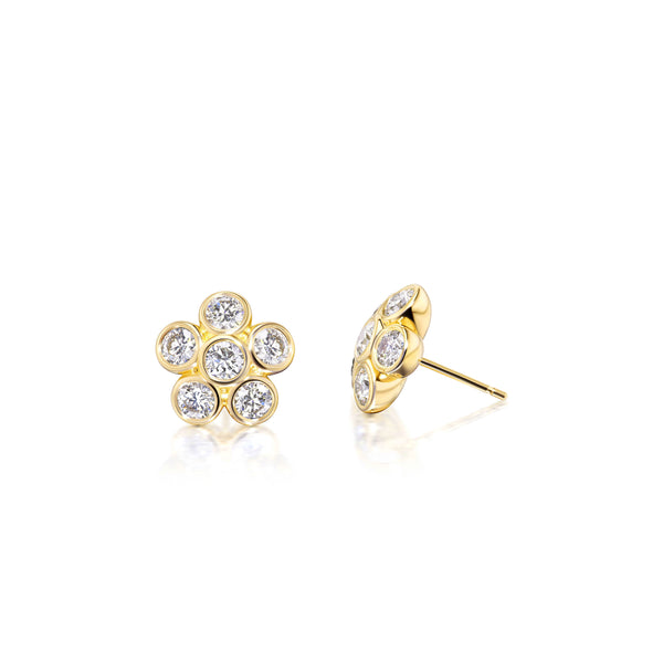 Mini Sloasie Diamond Earrings