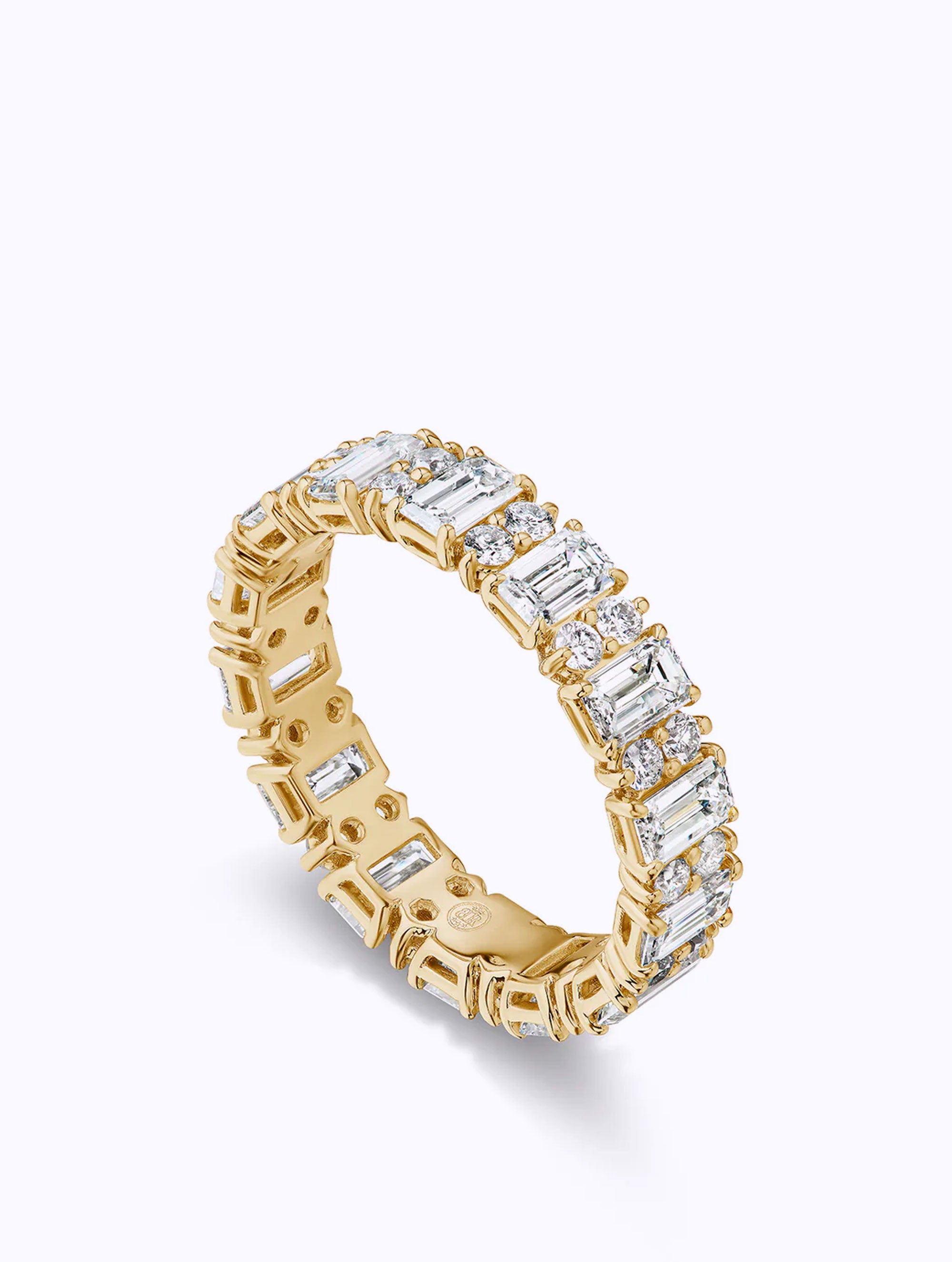 Mixed Cut Diamond Band