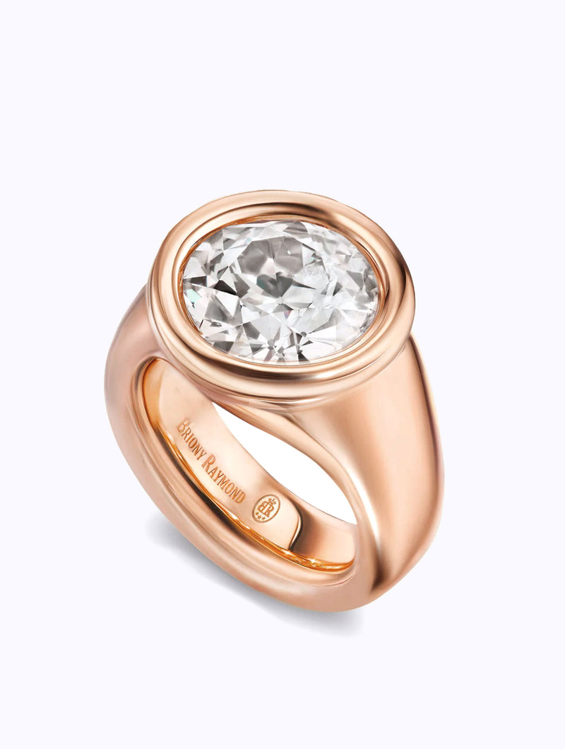 SLOAN OLD EURO DIAMOND SOLITAIRE RING