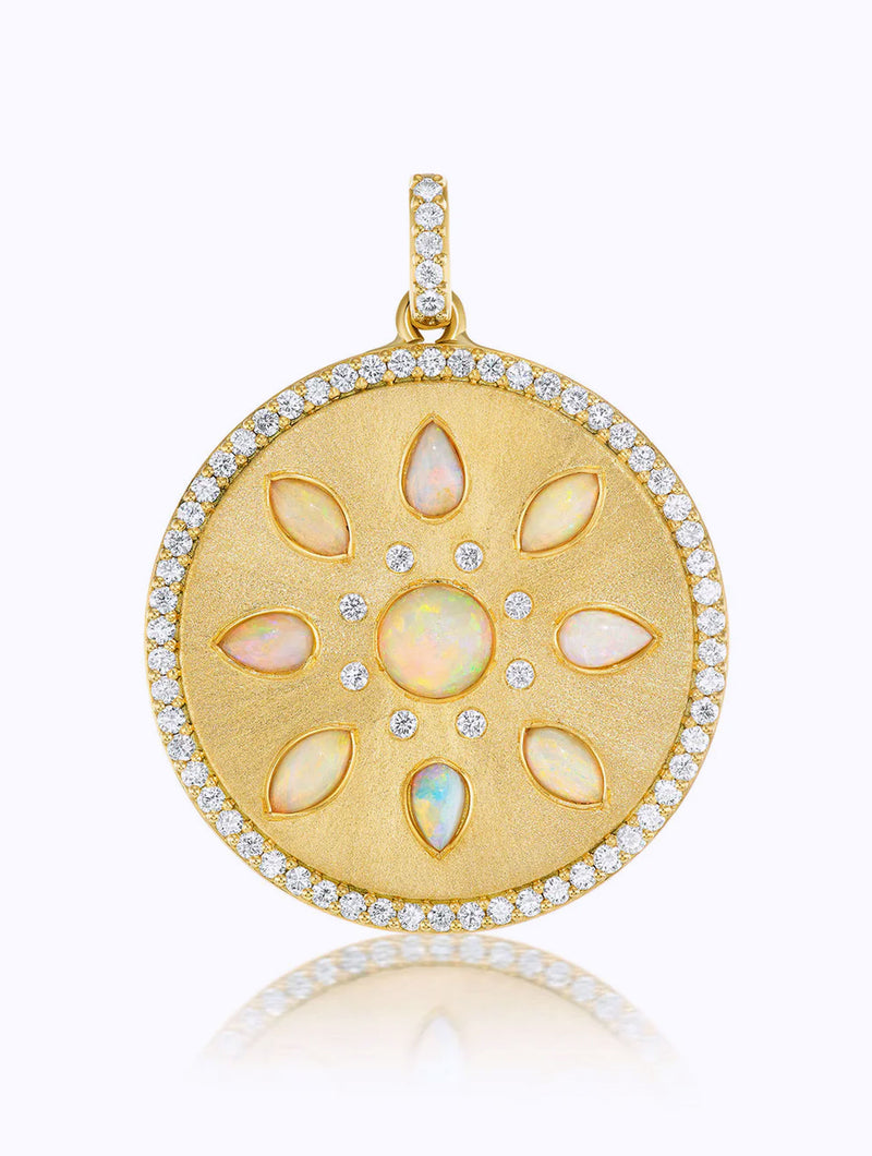 OPAL & DIAMOND MEDALLION