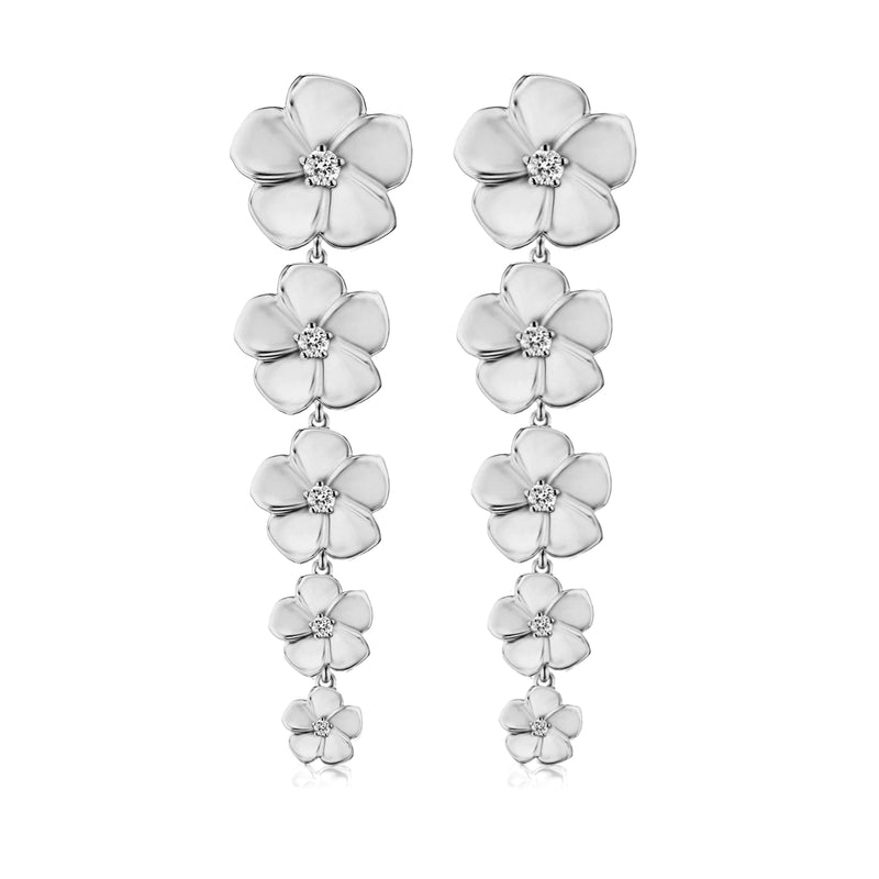 Plumeria Drop Earrings