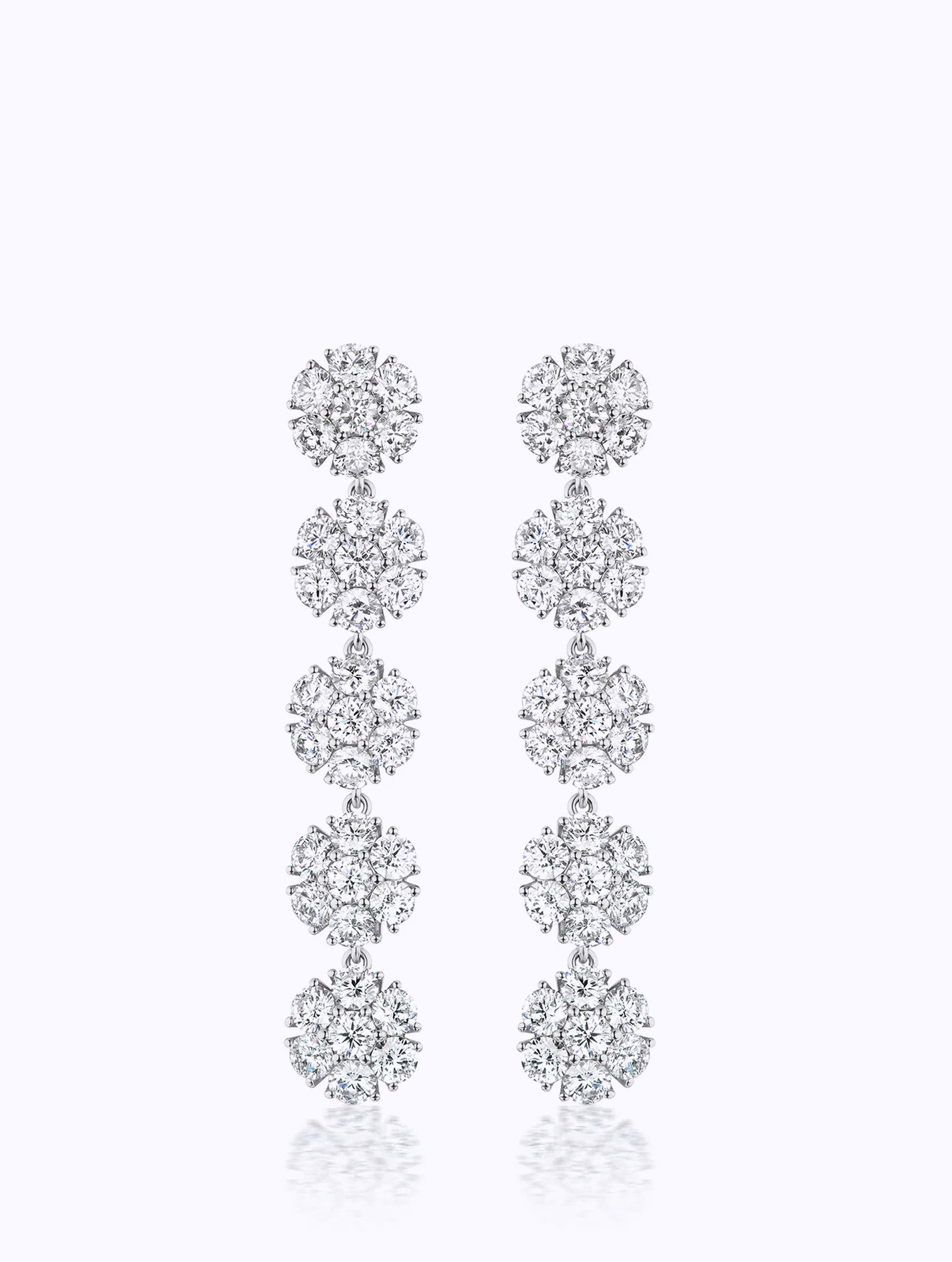 POSEY DIAMOND BOUQUET EARRINGS