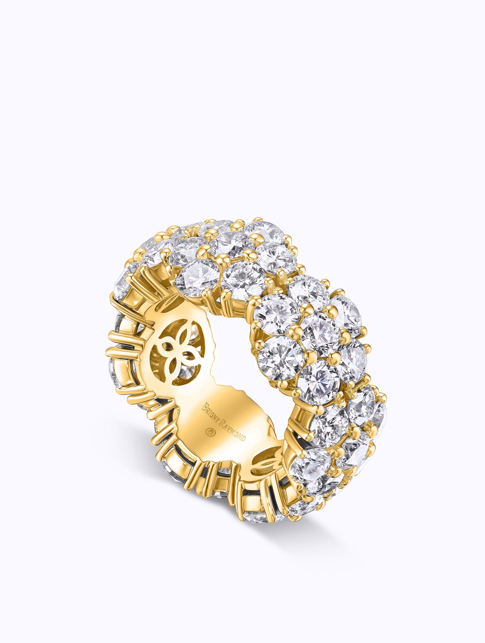 Jumbo Posey Diamond Eternity Ring