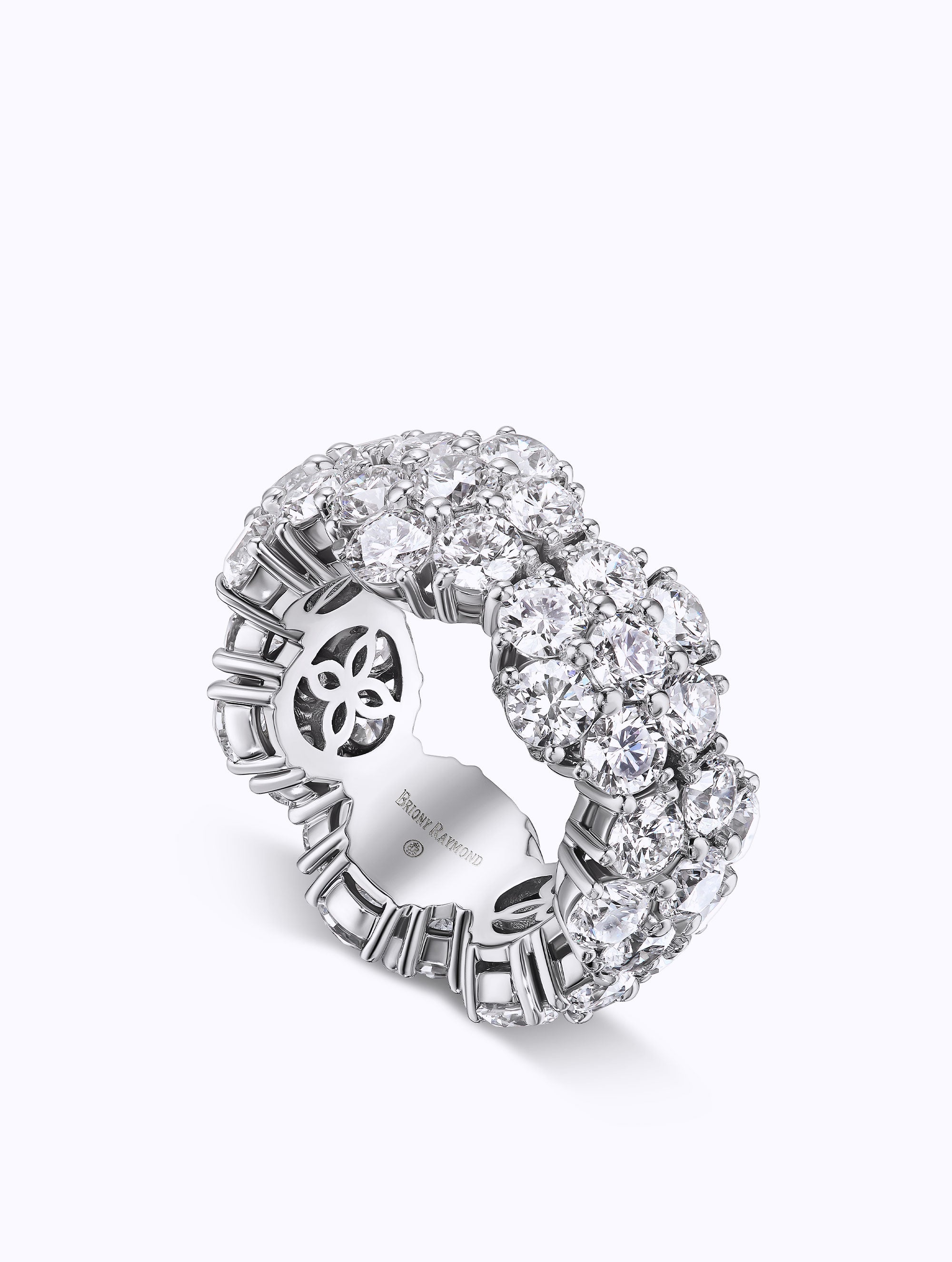 Jumbo Posey Diamond Eternity Ring