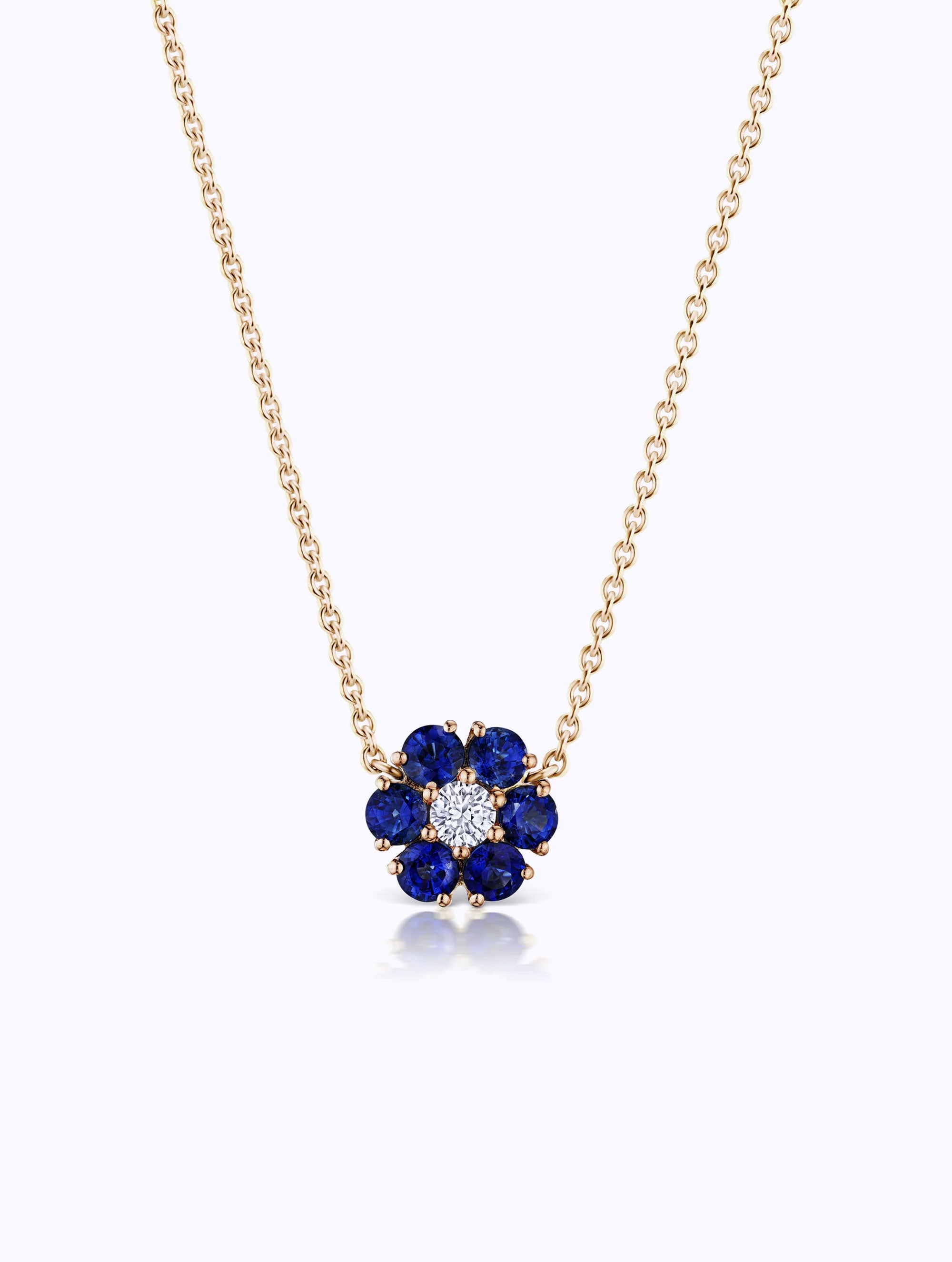POSEY SAPPHIRE & DIAMOND NECKLACE