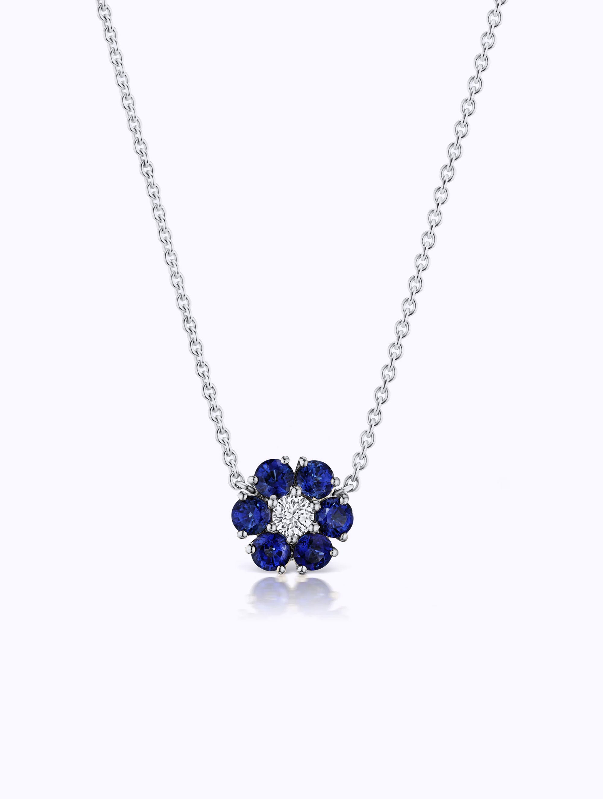 POSEY SAPPHIRE & DIAMOND NECKLACE