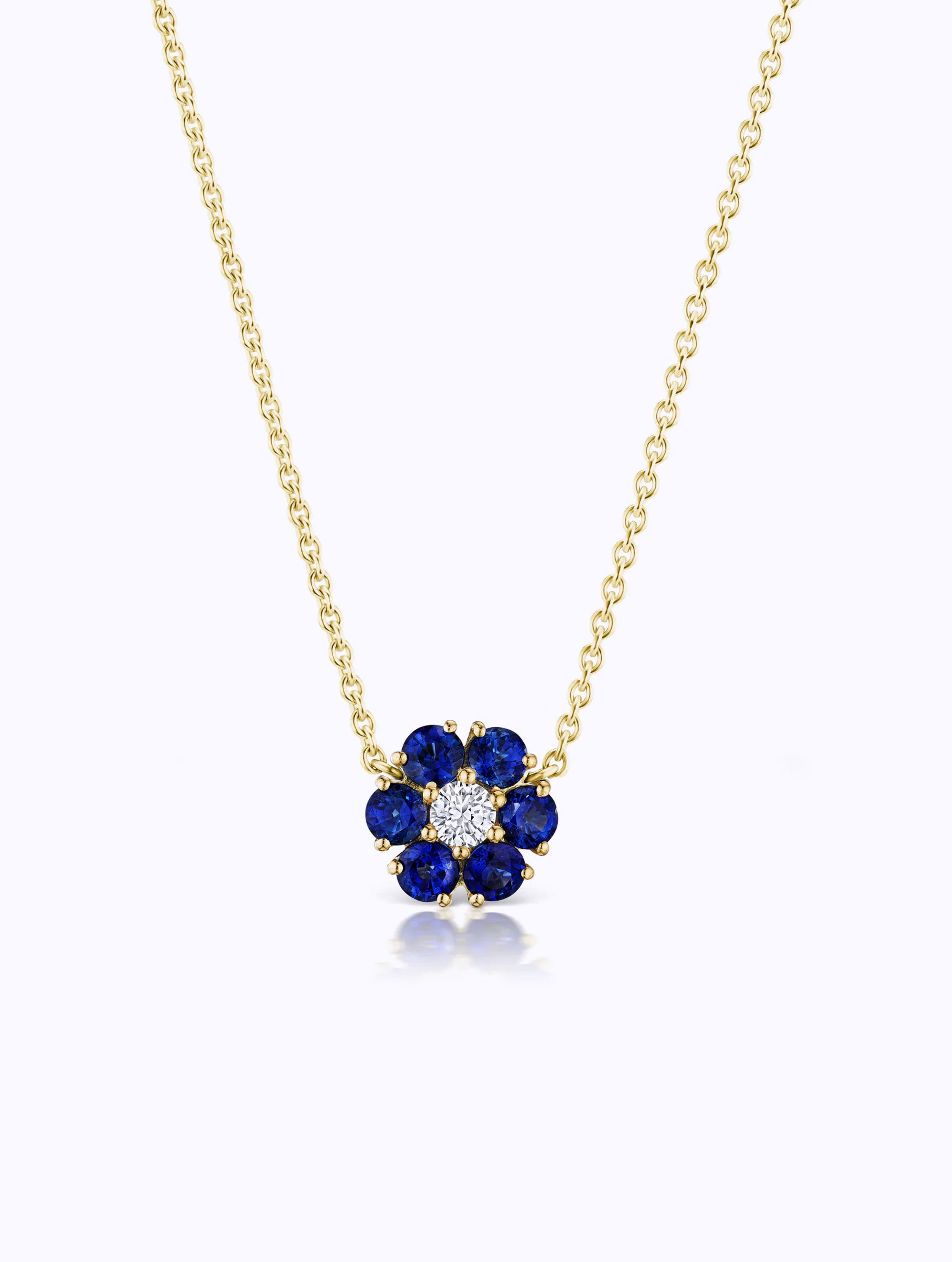 POSEY SAPPHIRE & DIAMOND NECKLACE