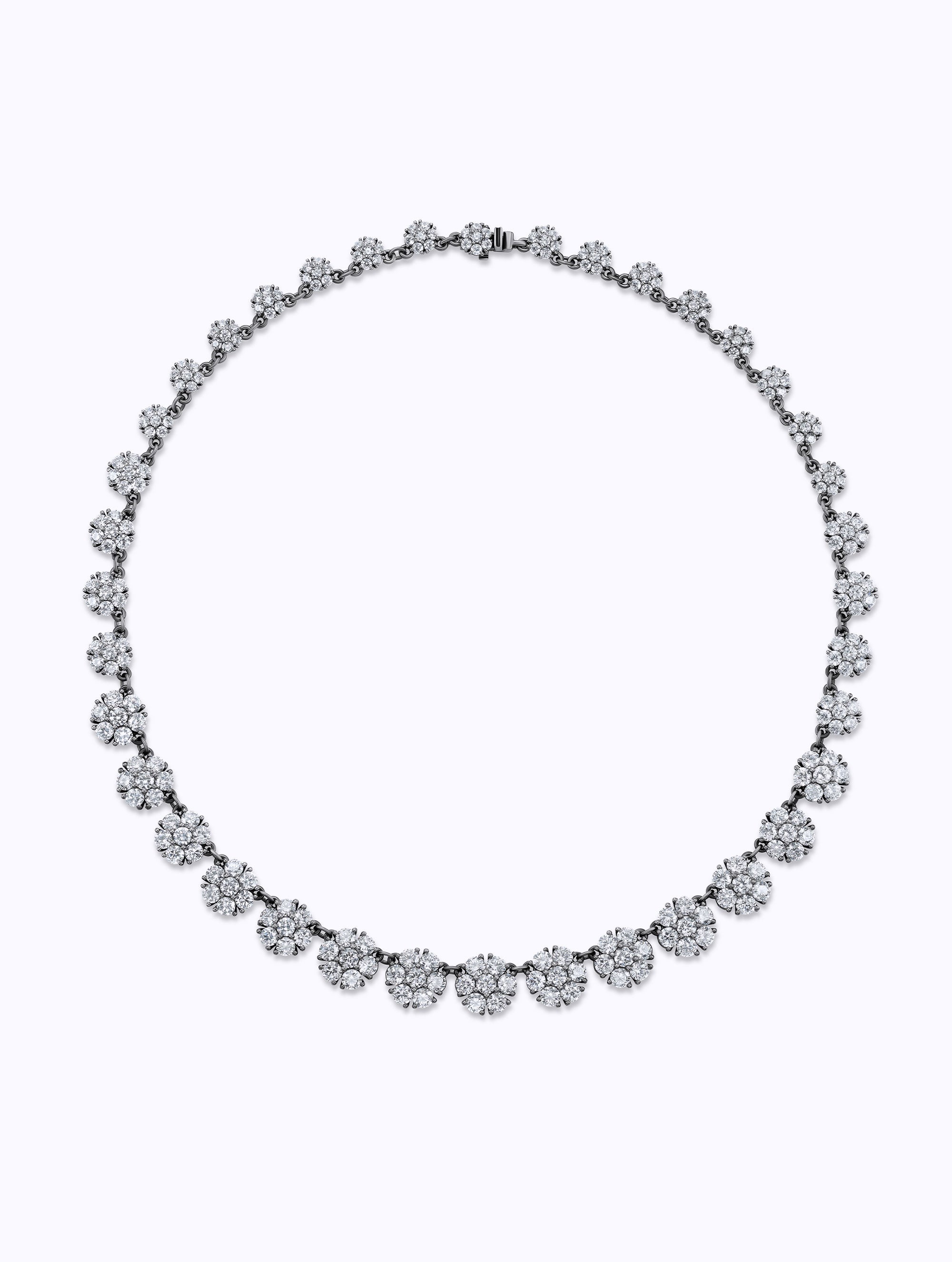 Posey Shadow Diamond Necklace